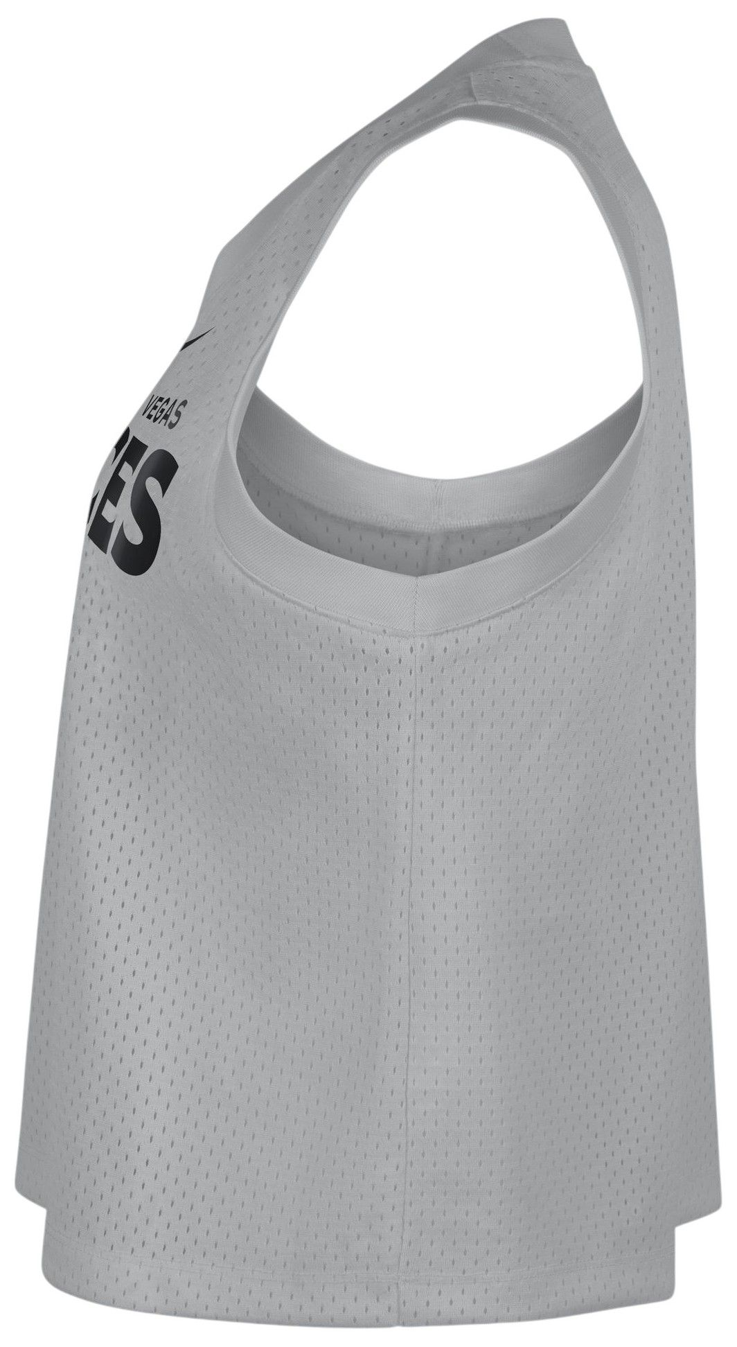 Nike Women's Las Vegas Aces Grey Wordmark Mesh Tank Top product image