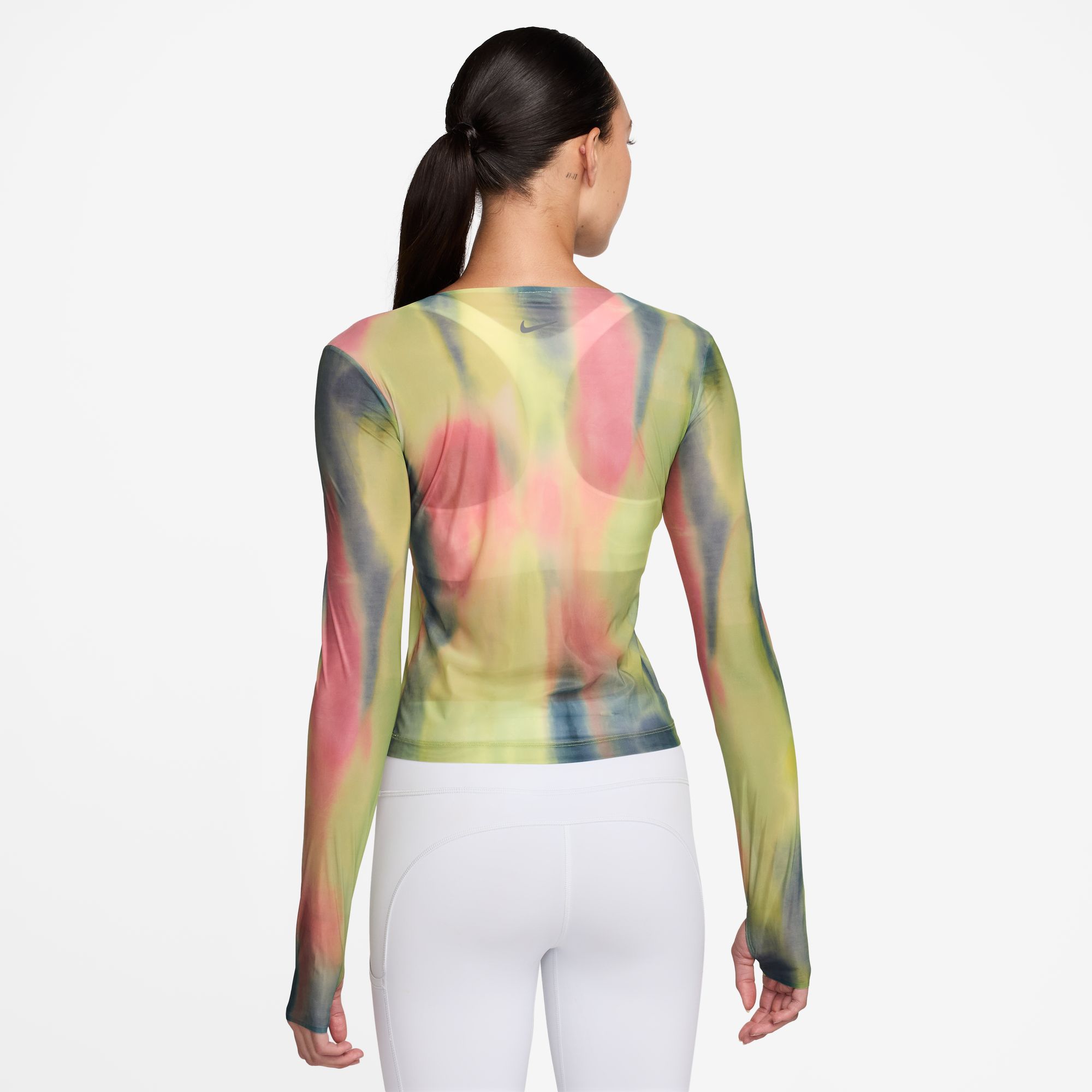 Nike Women's Artist Collection Dri-FIT Long-Sleeve Sheer Printed Top product image