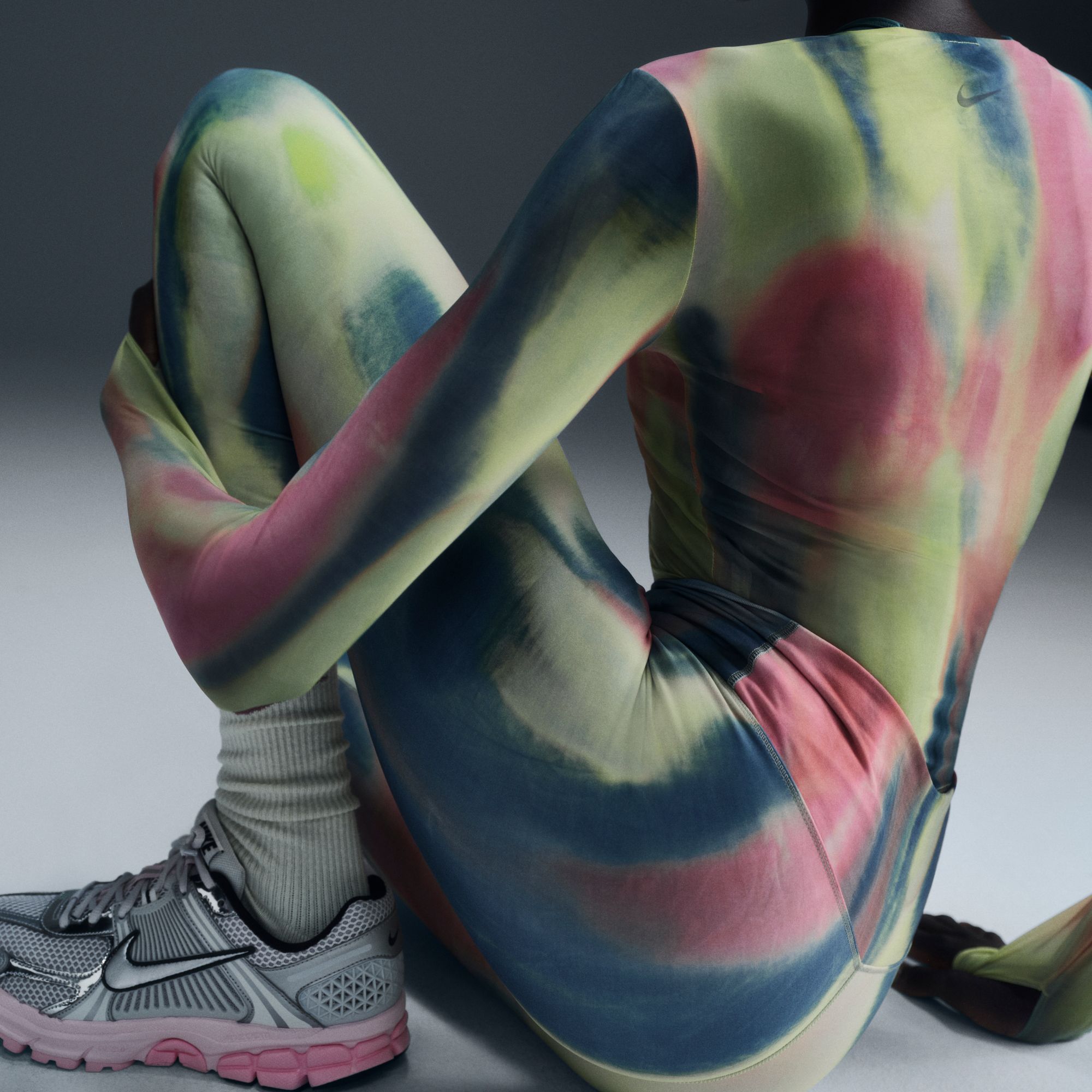 Nike Women's Artist Collection Dri-FIT Long-Sleeve Sheer Printed Top product image