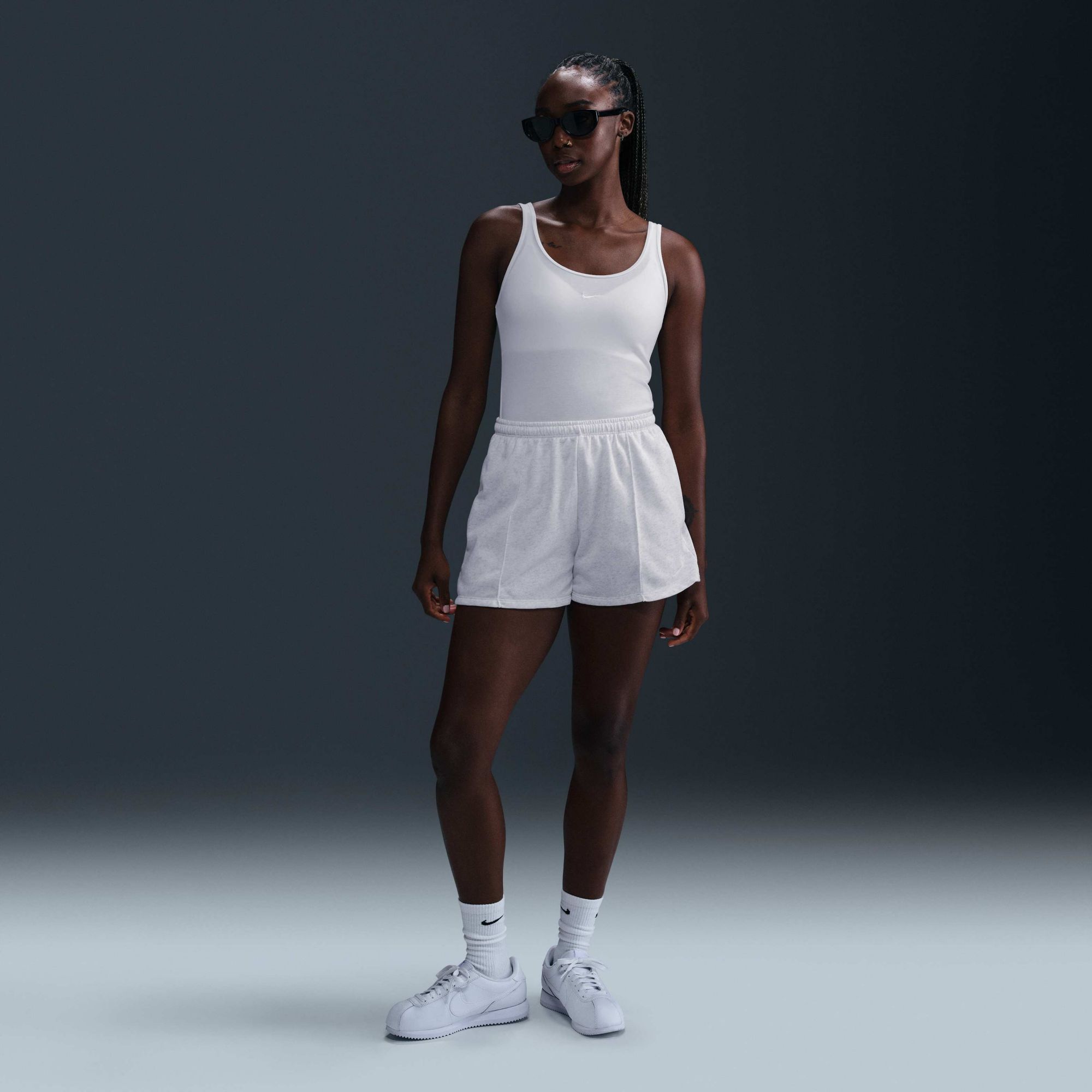 Nike Women's Sportswear Chill Terry Mid-Rise 4" French Terry Shorts product image