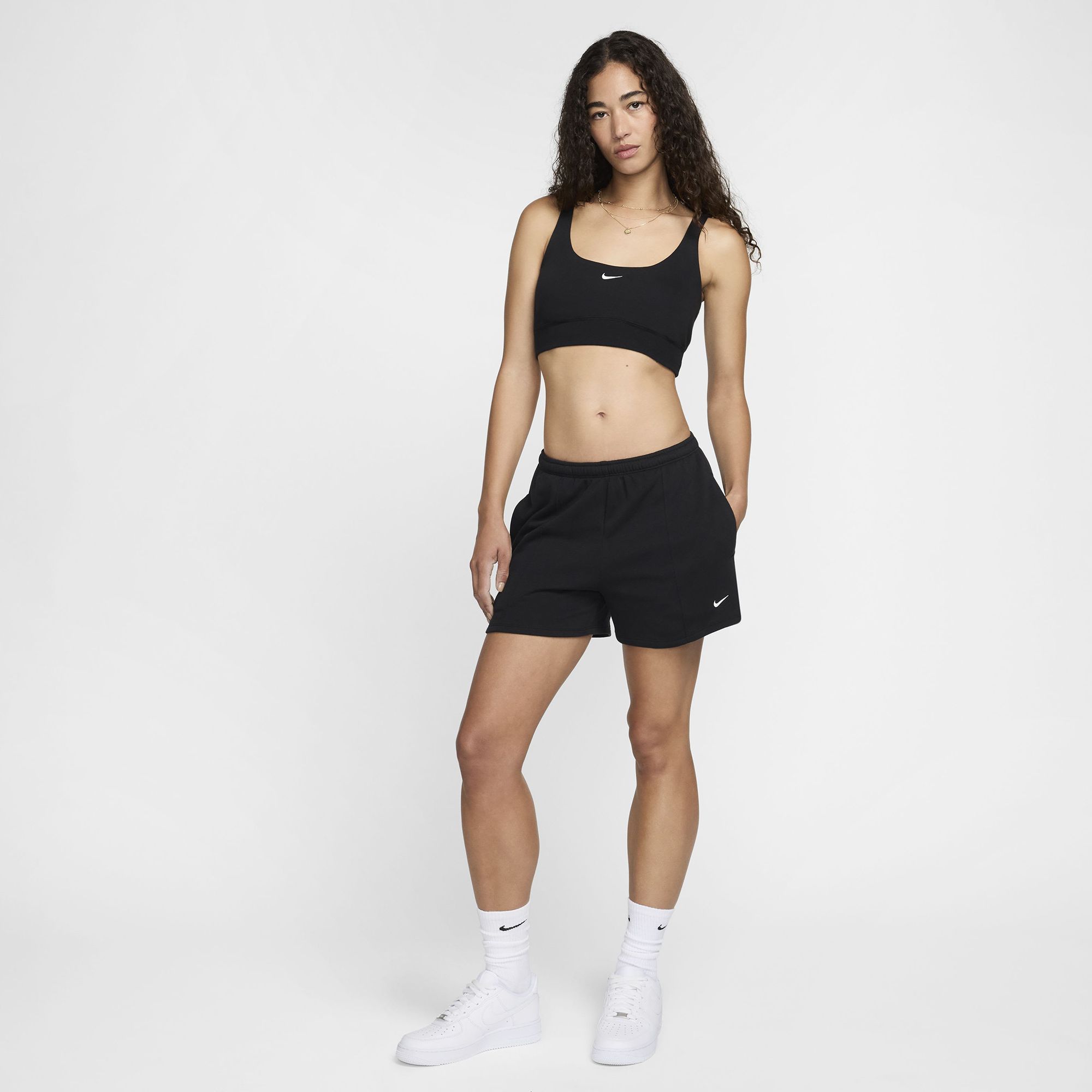 Nike Women's Sportswear Chill Terry Mid-Rise 4" French Terry Shorts product image