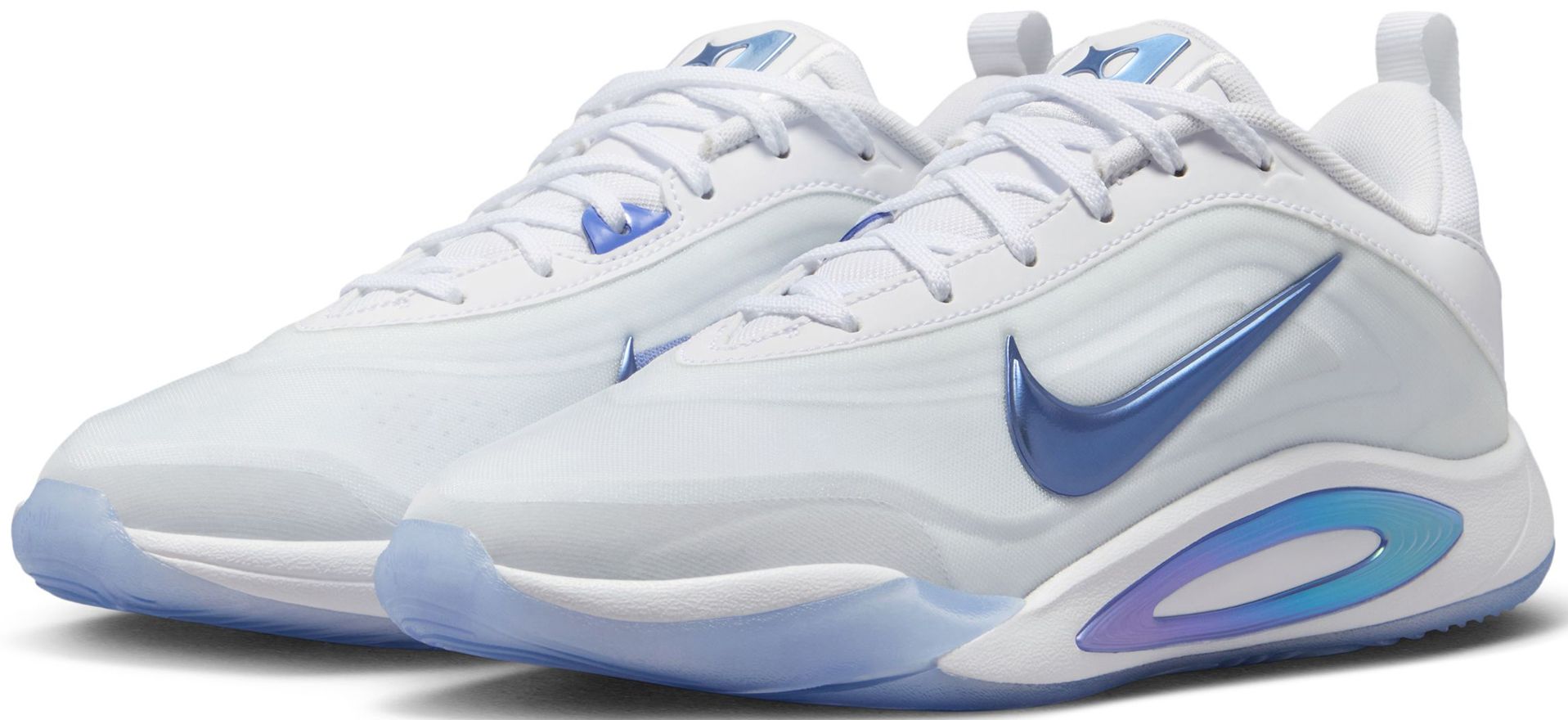 Nike Kids' Grade School A'One 'Blue Ice' Basketball Shoes product image