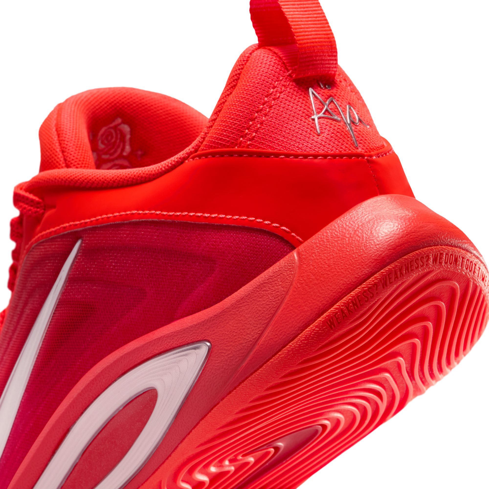 Nike Kids' Grade School A'One 'Royal Flame' Basketball Shoes product image