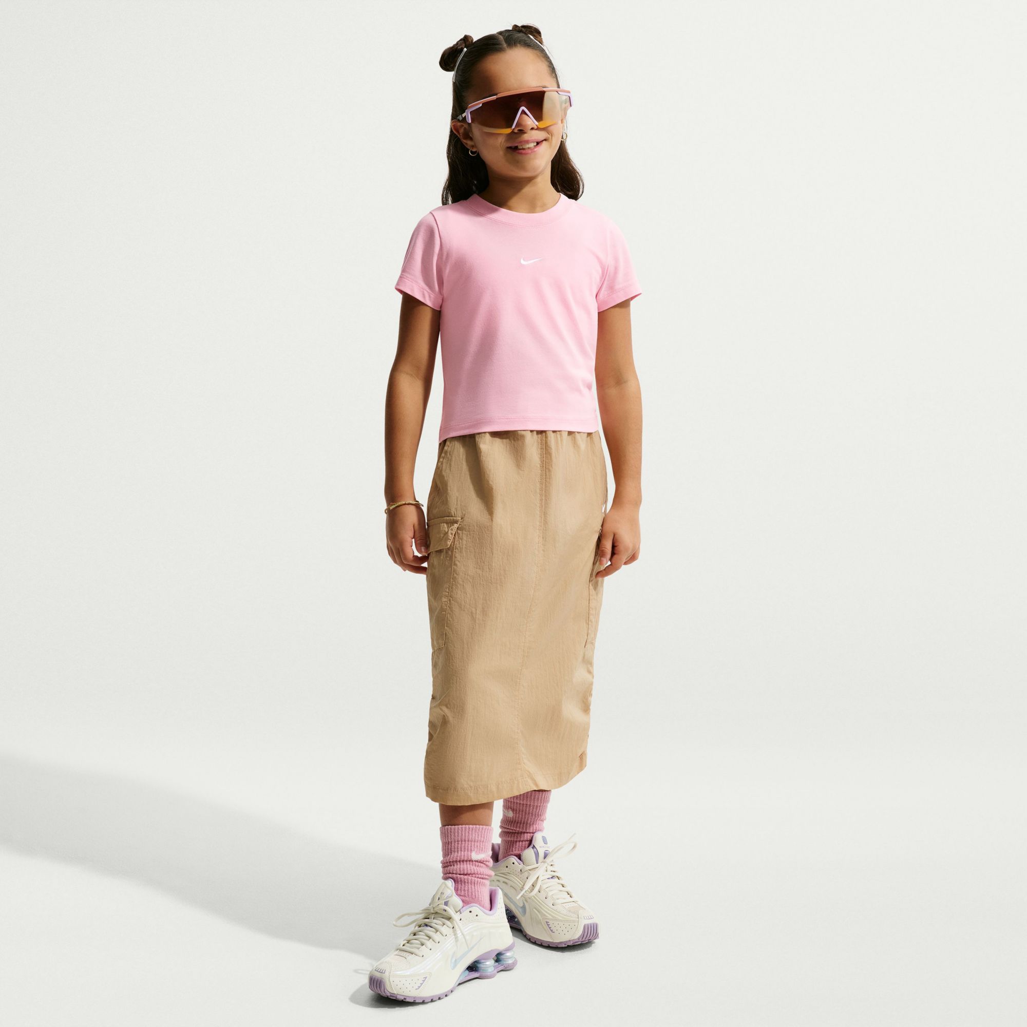 Nike Girls' Sportswear Cropped T-Shirt product image