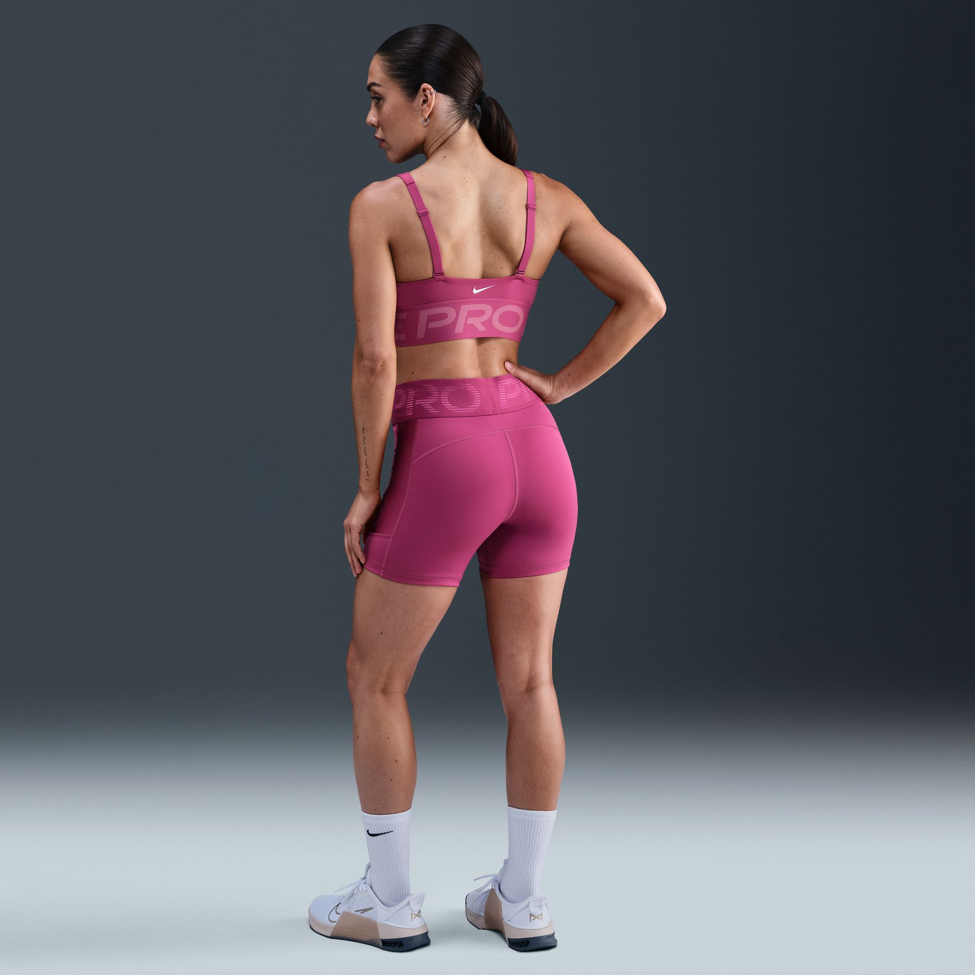 Nike Women's Pro Indy Plunge Medium-Support Padded Sports Bra product image