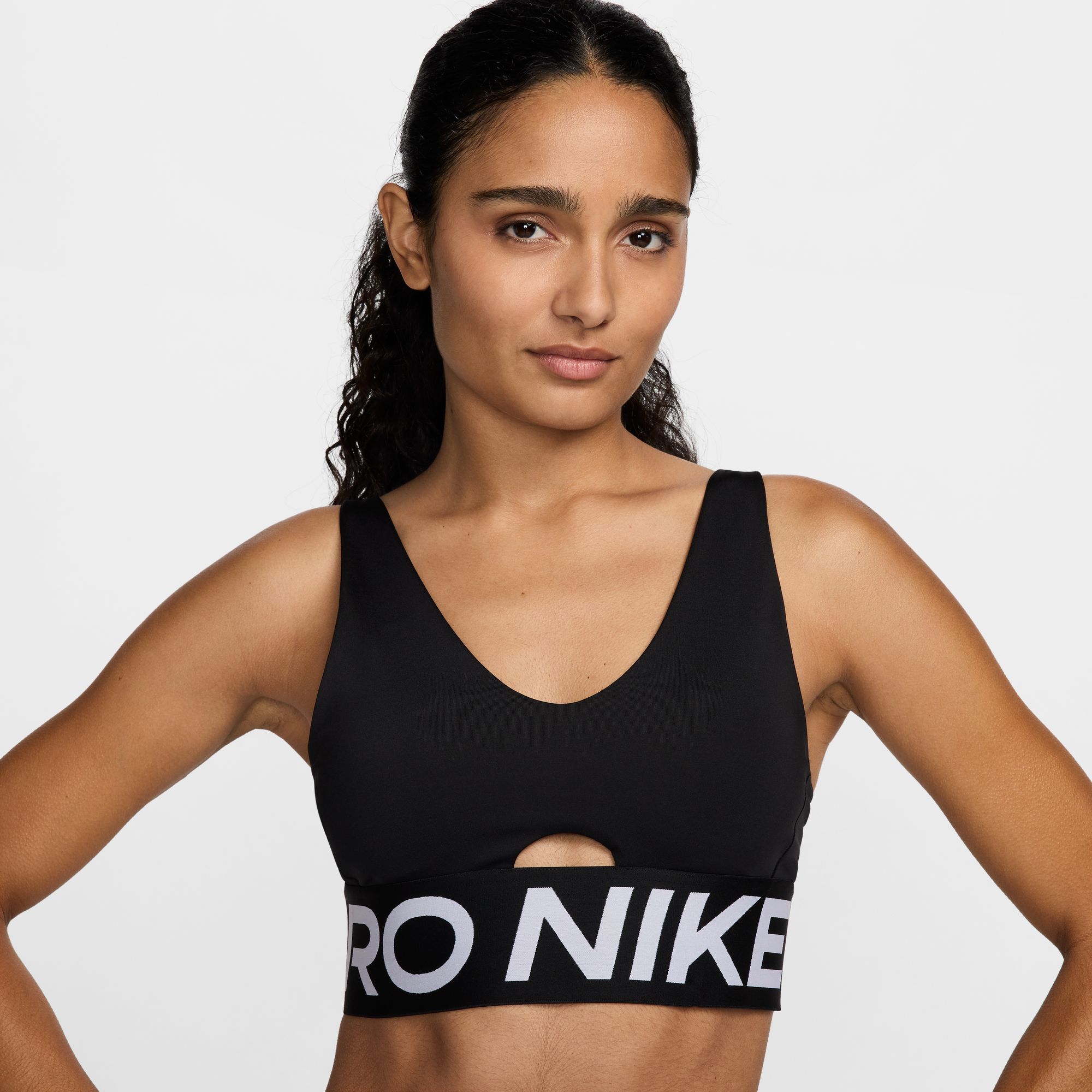Nike Women's Pro Indy Plunge Medium-Support Padded Sports Bra product image