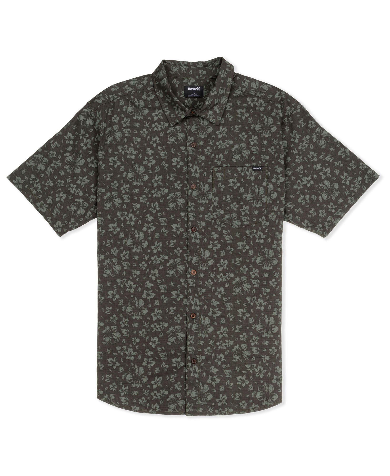 Hurley Men's One and Only Lido Stretch Short Sleeve Shirt product image