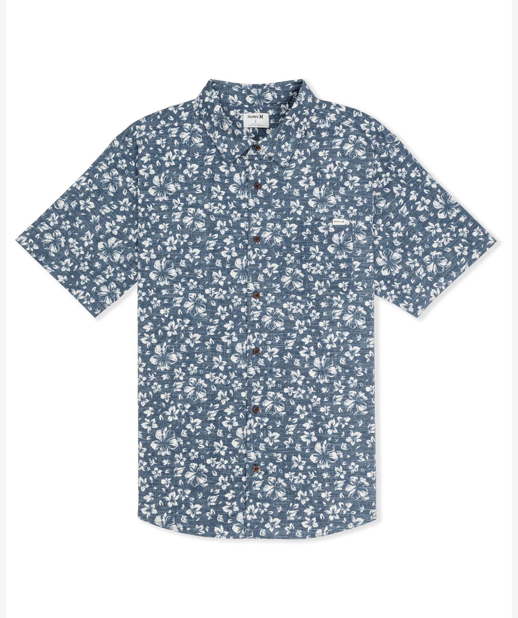 Hurley Men's One and Only Lido Stretch Short Sleeve Shirt product image