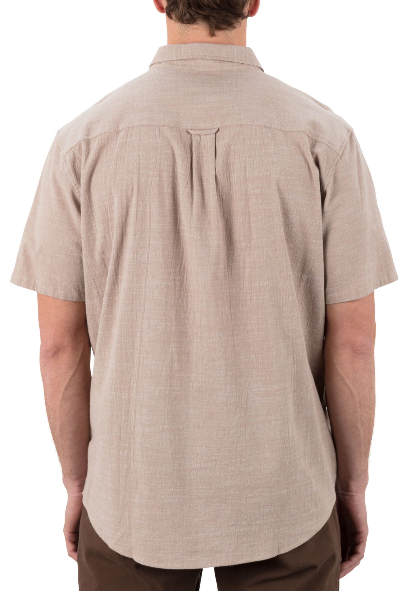 Hurley Men's One and Only Slub Short Sleeve Button Up Shirt product image