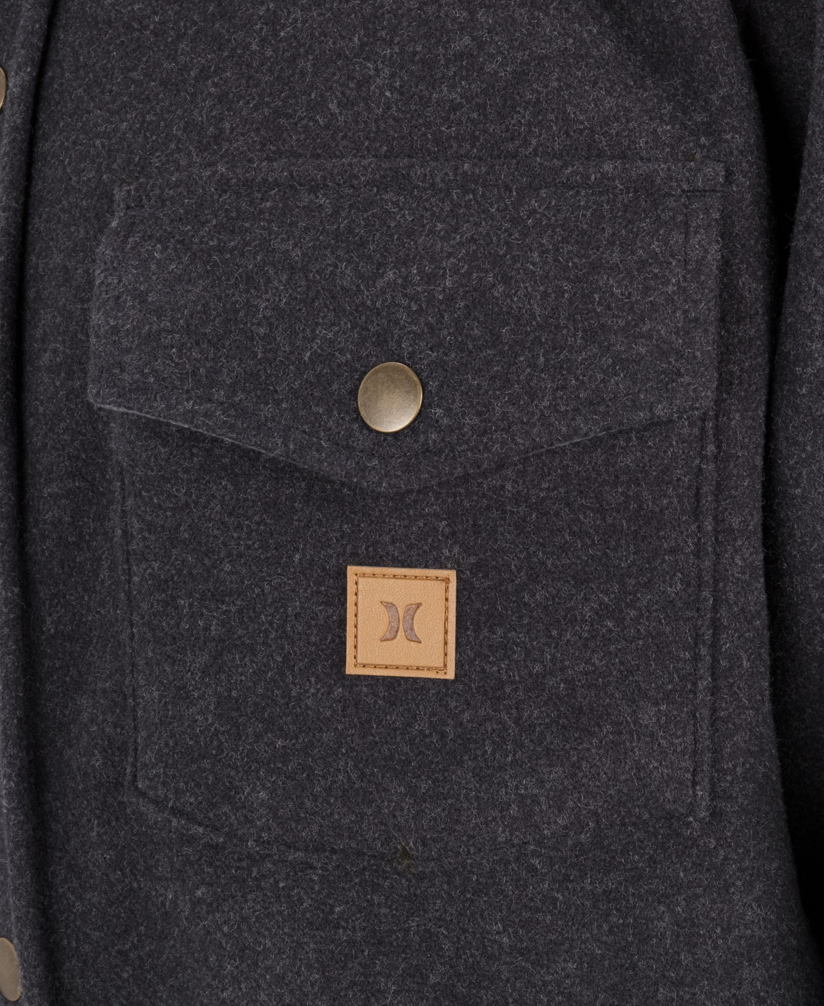 Hurley Men's Santa Cruz Solid Long Sleeve Flannel product image