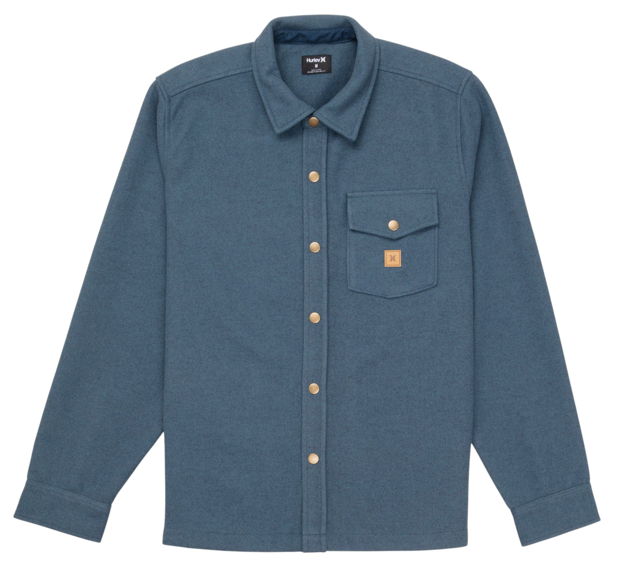 Hurley Men's Santa Cruz Solid Long Sleeve Flannel product image