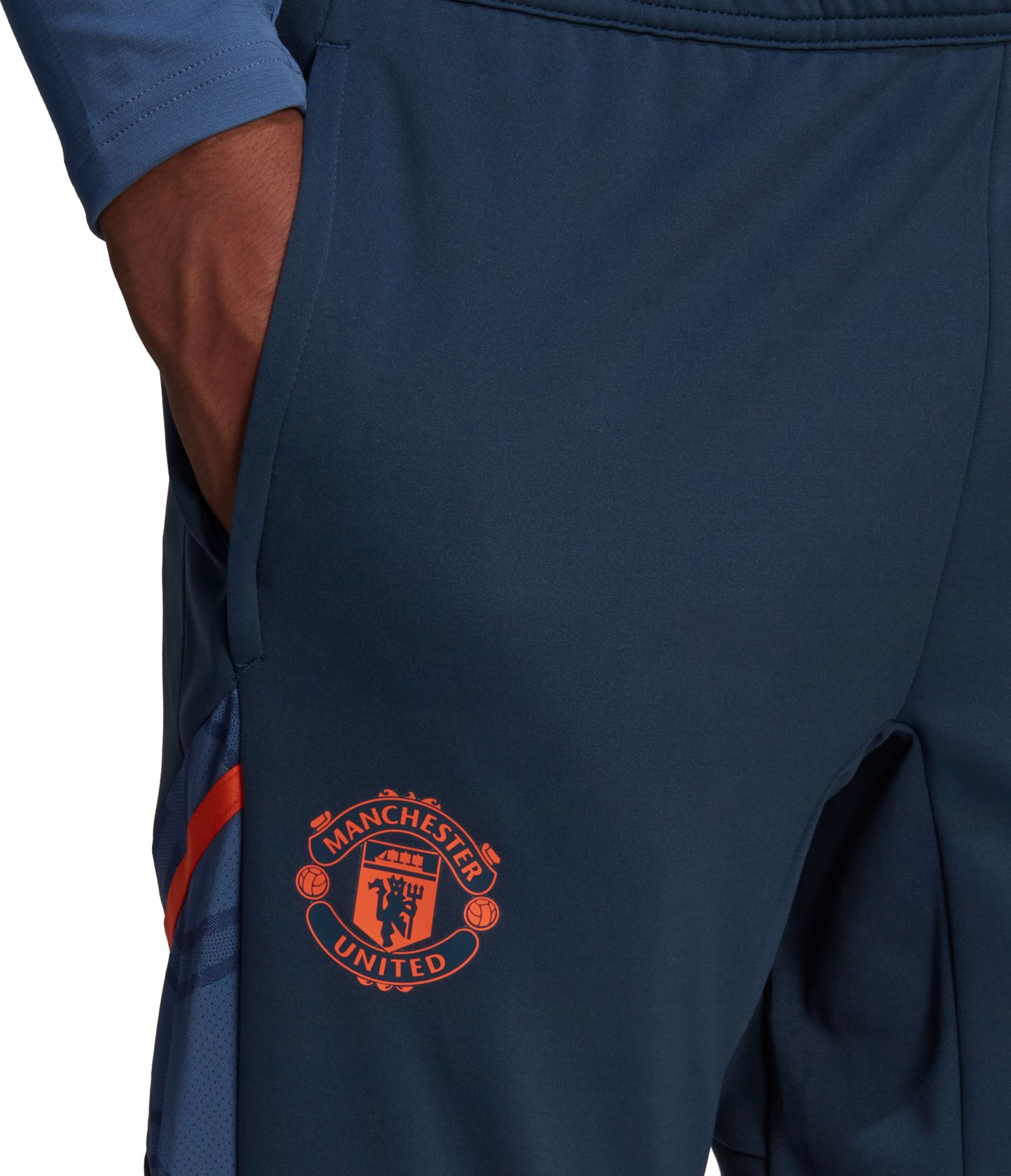 adidas Manchester United '22 Crew Navy Slim Training Pants product image