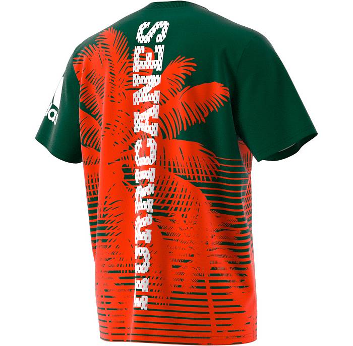 1 Miami Hurricanes adidas Swingman Basketball Jersey - Orange