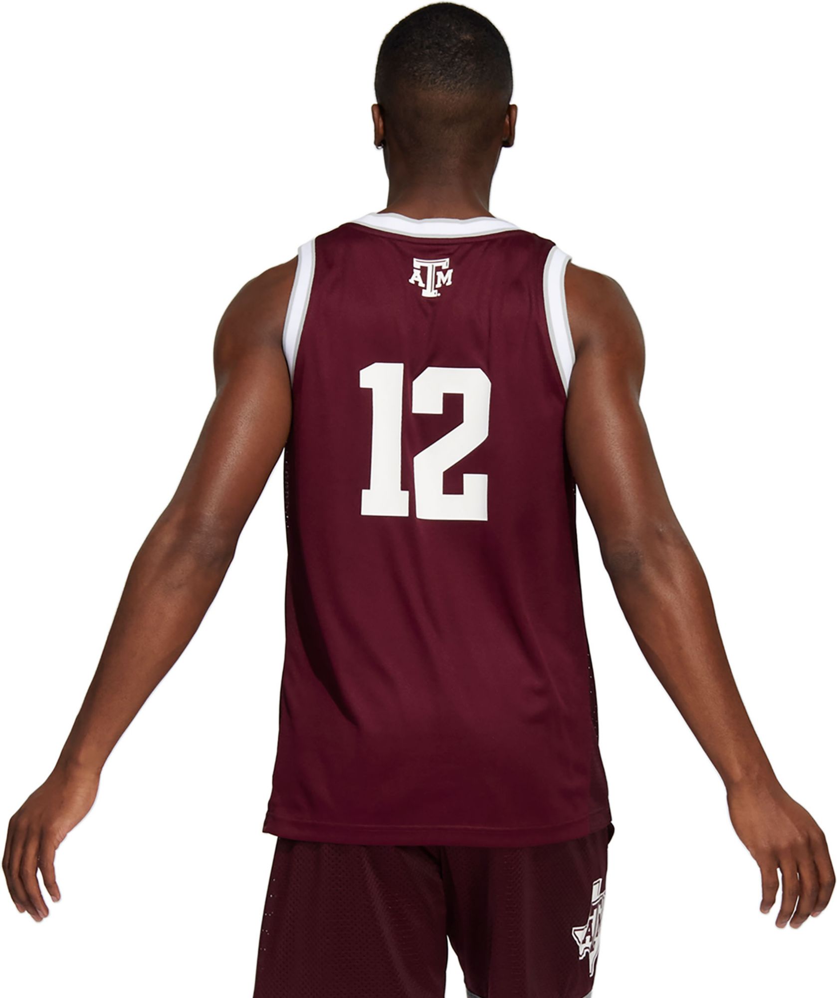 adidas Men's Texas A&M Aggies Maroon Swingman Basketball Jersey