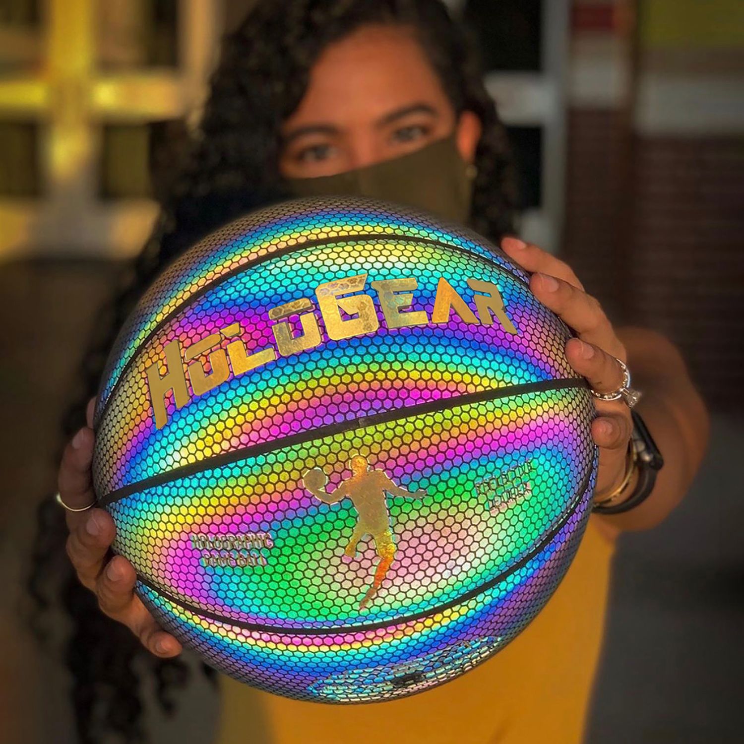 HoloGear Glowing Reflective Official Basketball product image