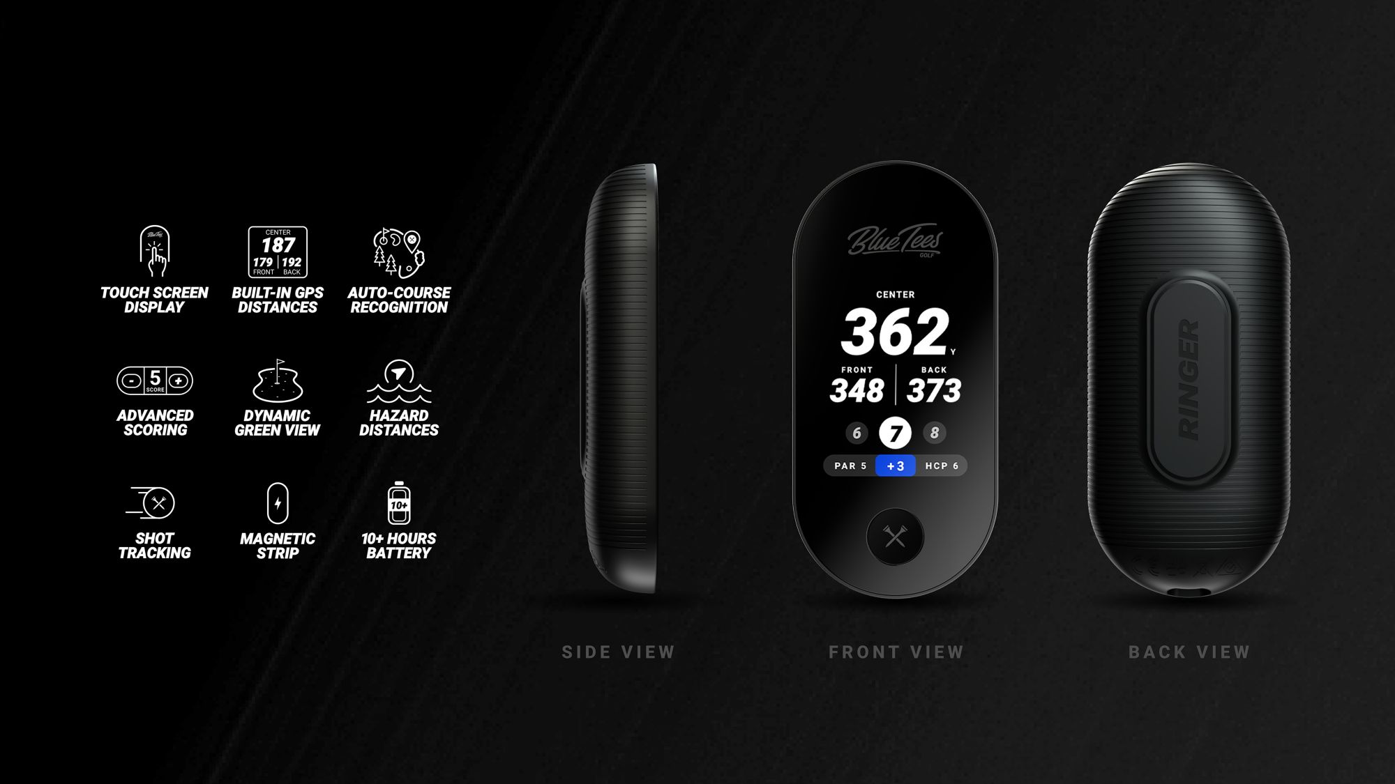 Blue Tees The Ringer GPS Handheld product image