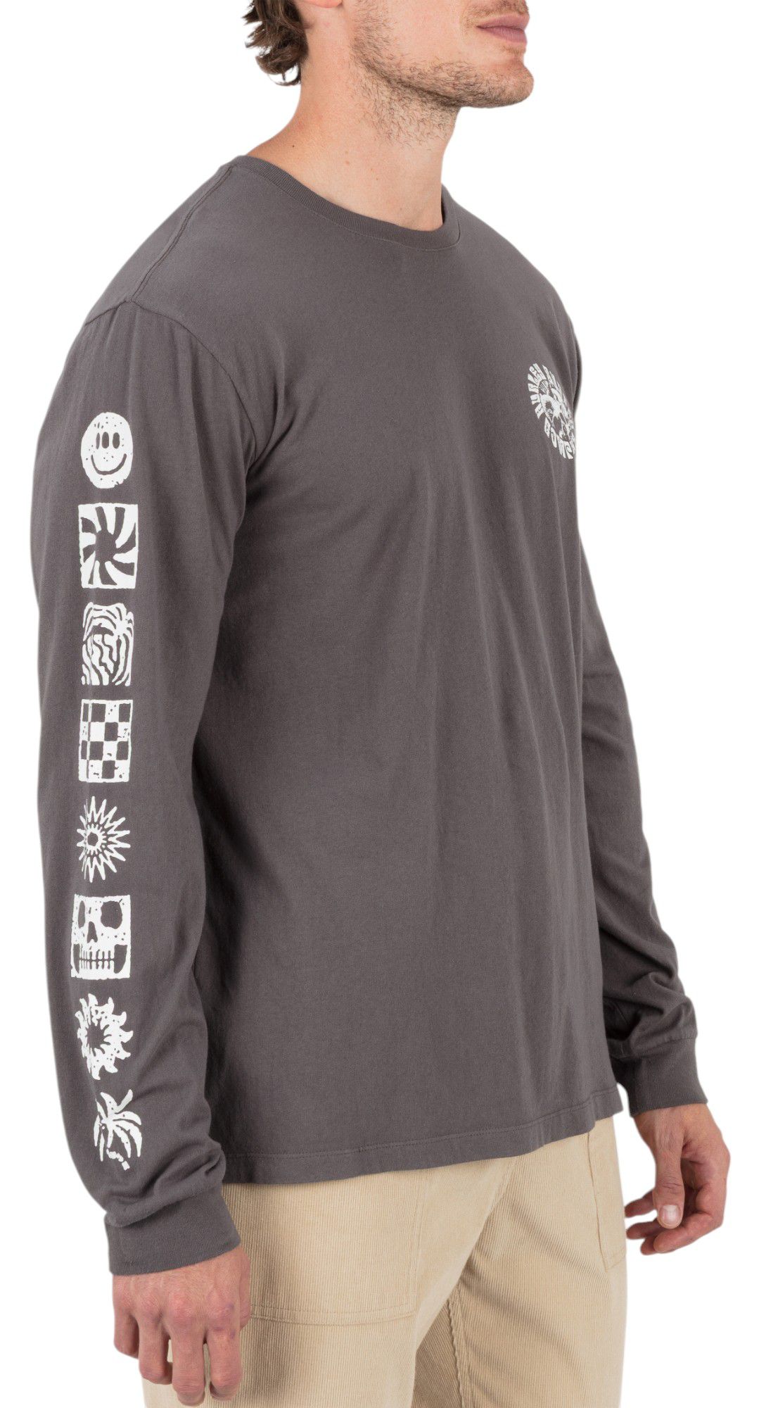Hurley Men's Skull Mandala Long Sleeve Graphic T-Shirt product image