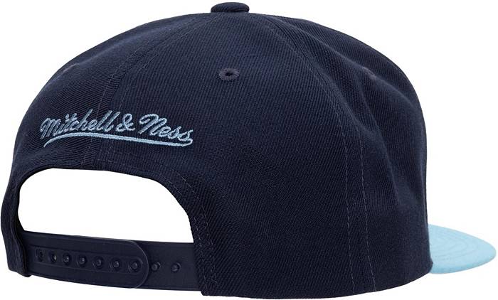 Men's Mitchell & Ness Navy/Light Blue Memphis Grizzlies Team Two-Tone 2.0 Snapback Hat