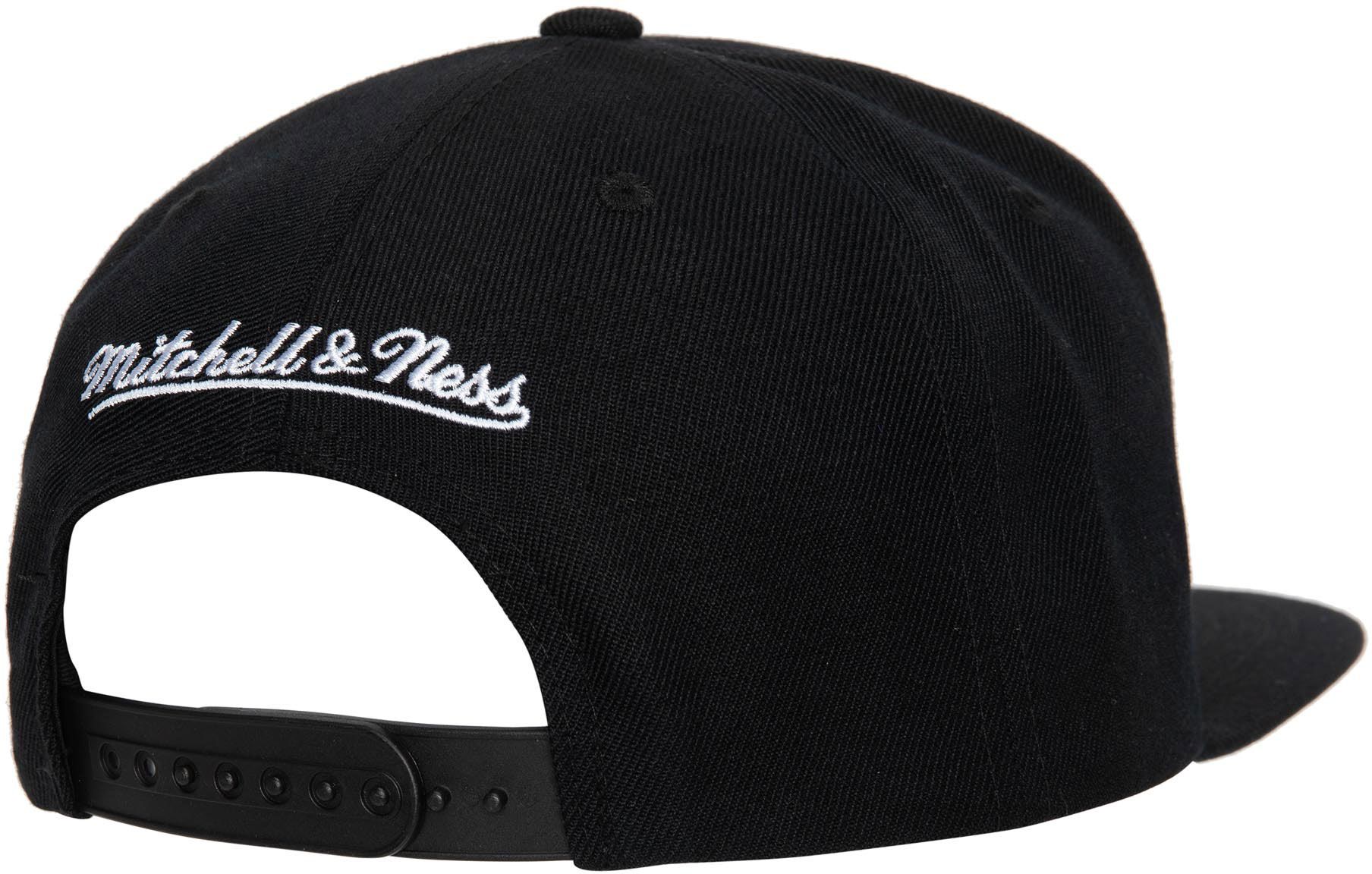 Mitchell & Ness Adult Chicago Bulls Black Script Adjustable Snapback Hat product image