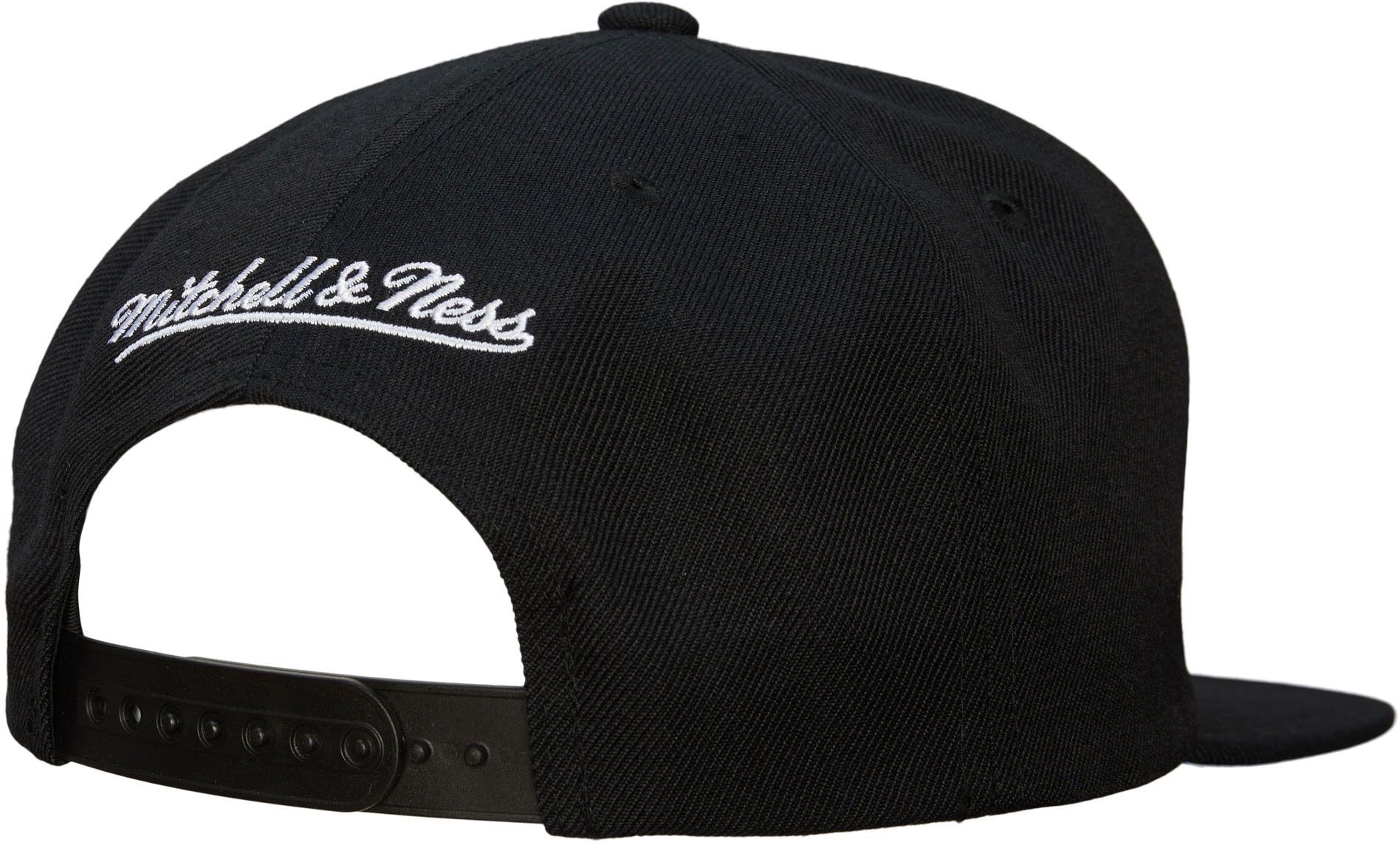 Mitchell & Ness Adult Golden State Warriors Black Script Adjustable Snapback Hat product image
