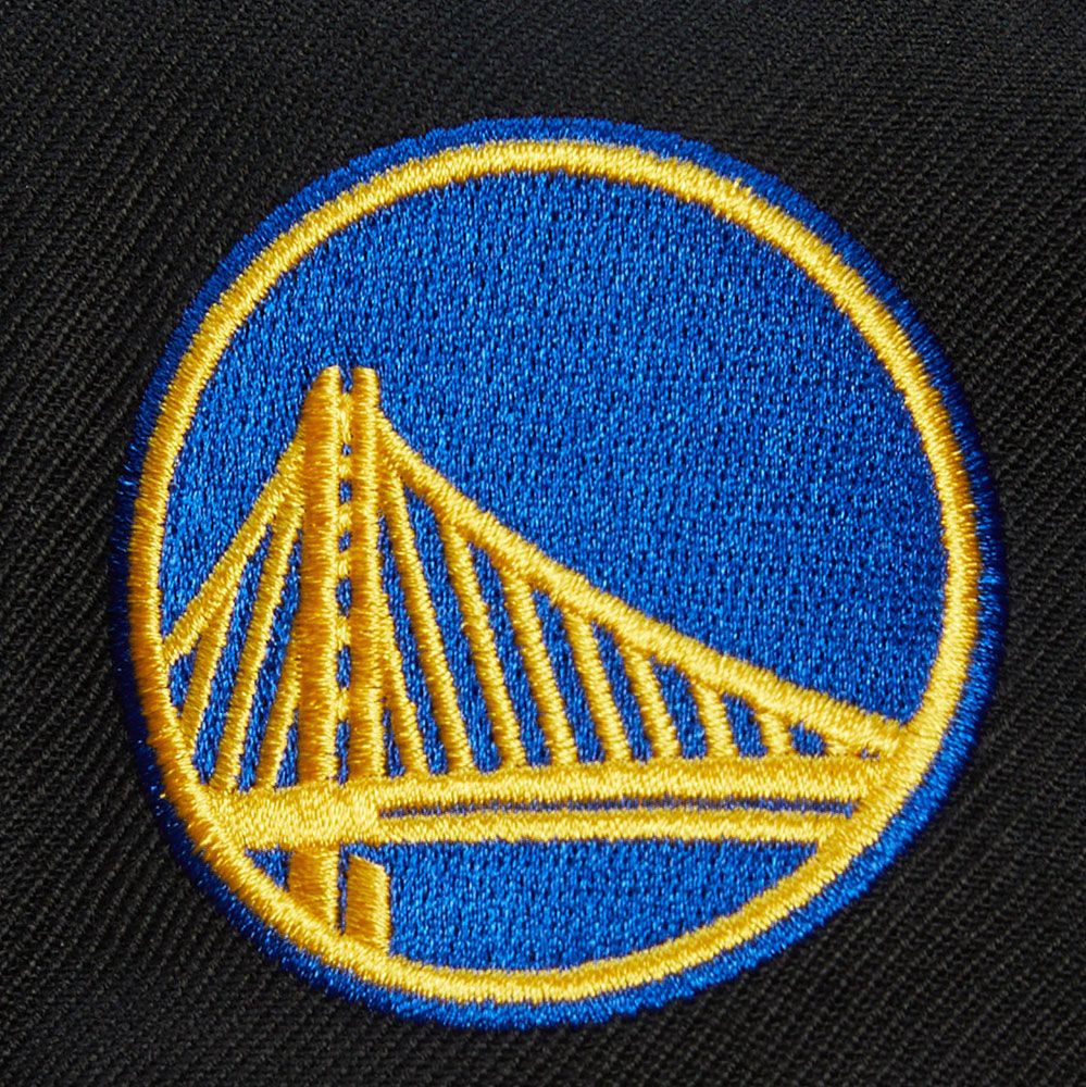 Mitchell & Ness Adult Golden State Warriors Black Script Adjustable Snapback Hat product image