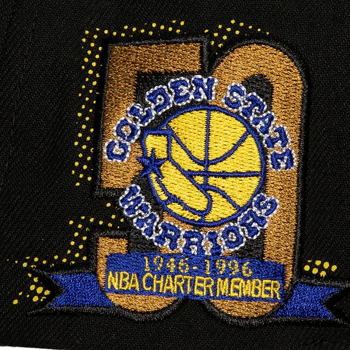 Mitchell and Ness Adult Golden State Warriors Big Face Adjustable