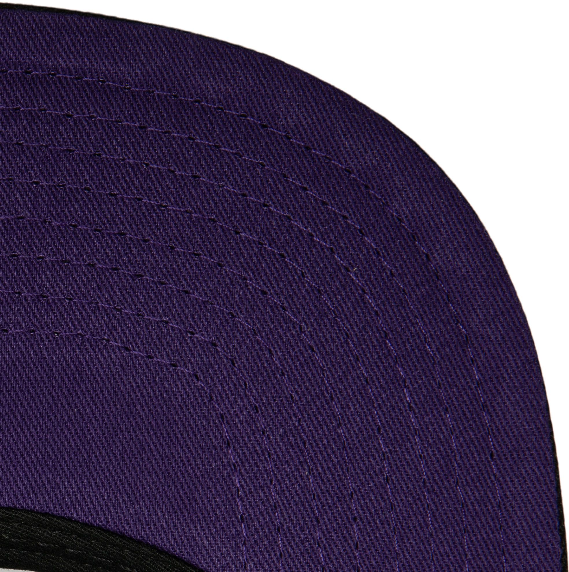 Mitchell and Ness Adult Los Angeles Lakers Big Face Adjustable Snapback Hat