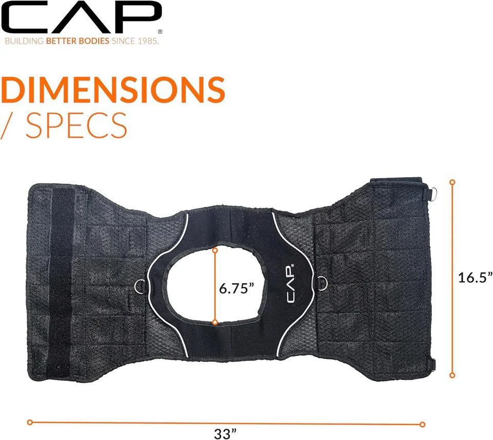 CAP Adjustable Weighted Vest – 20 lbs. product image