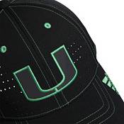 Dyme Lyfe Men's Miami Hurricanes Checkered Adjustable Snapback Hat