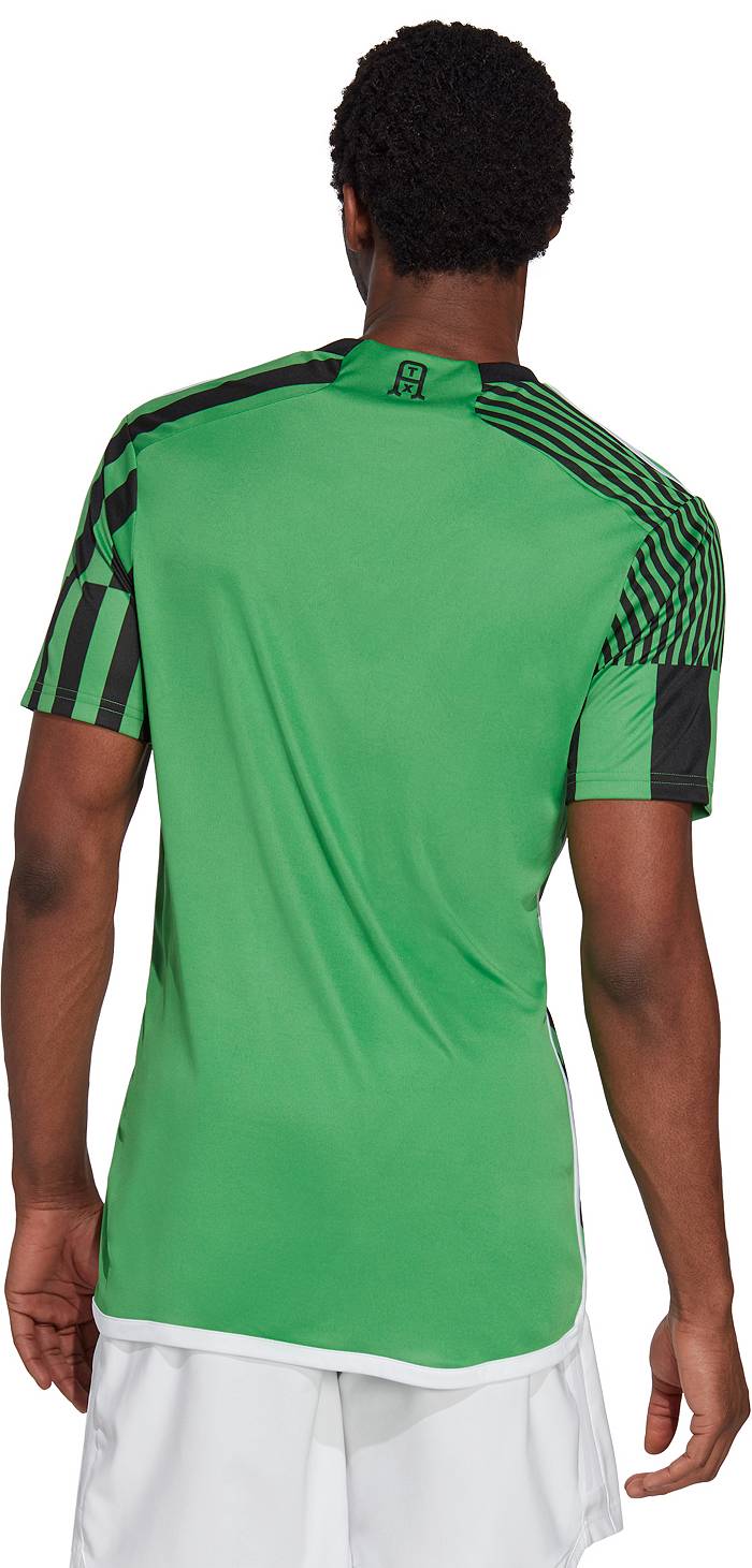 Austin FC adidas 2023 Las Voces Kit Authentic Jersey - Green