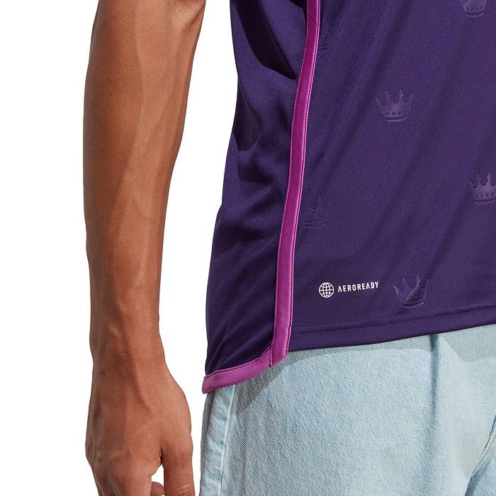 Youth Adidas Purple Charlotte FC 2023 Crown Jewel Kit Replica Jersey Size: Extra Large
