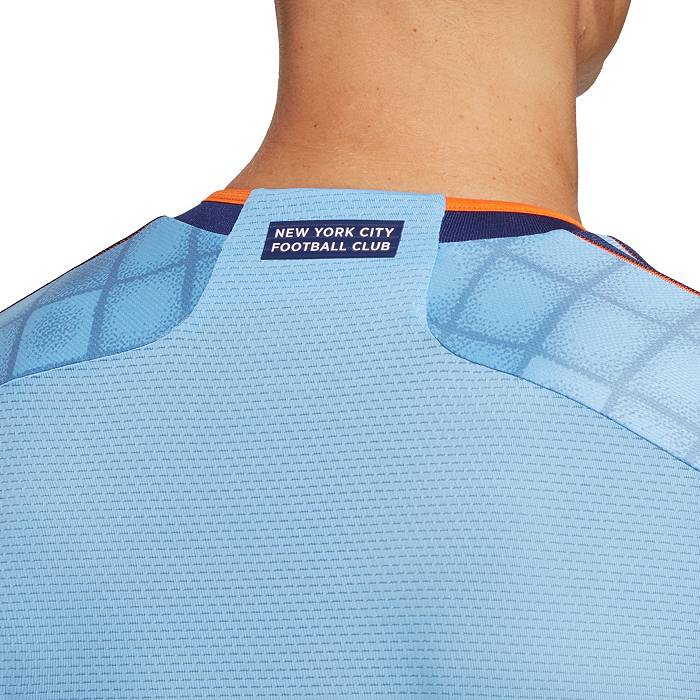 New York City FC adidas 2023 The Interboro Kit Replica Custom Jersey -  Light Blue