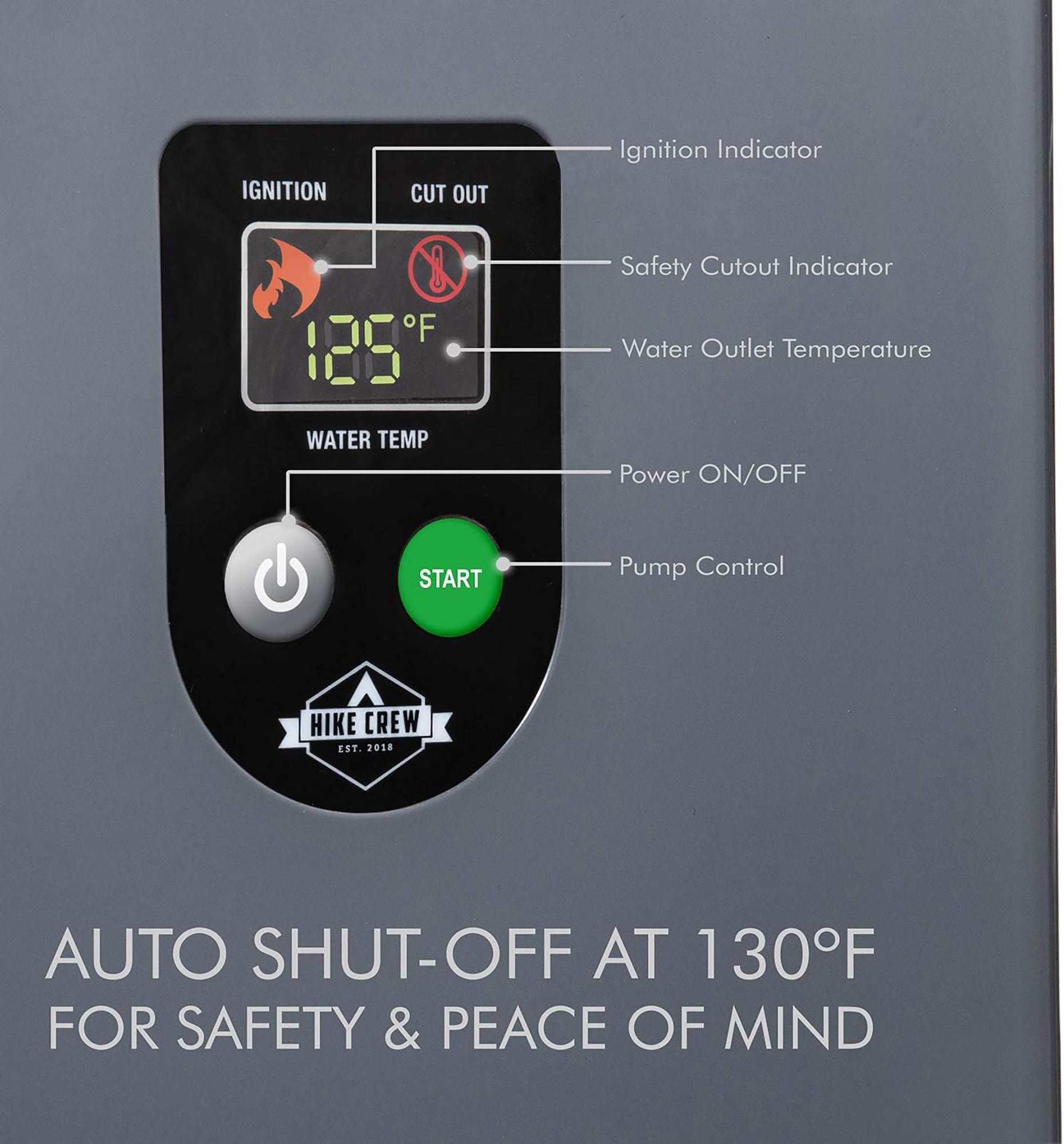 Hike Crew Portable Propane Water Heater product image