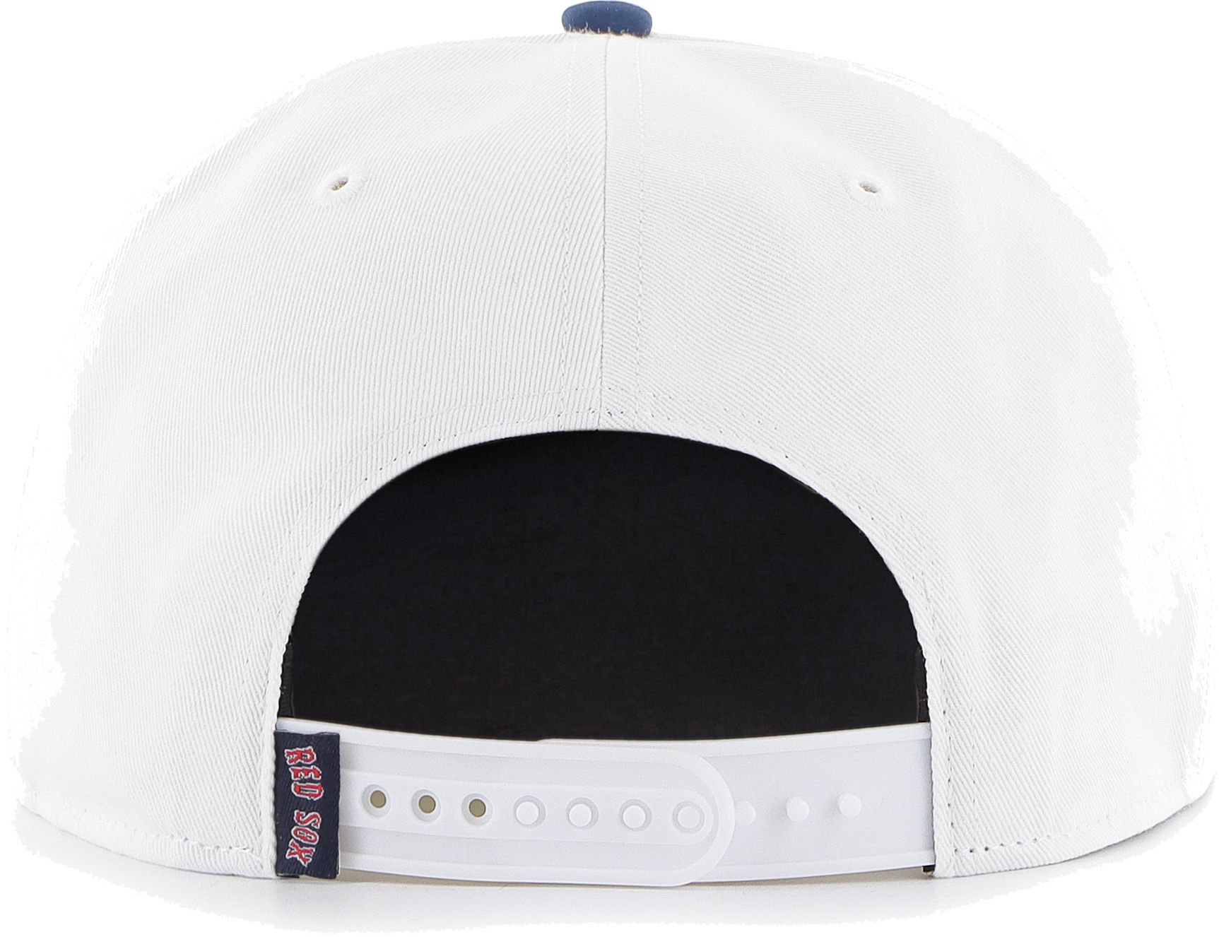 Hurley x '47 Men's Boston Red Sox White Captain Snapback Adjustable Hat product image