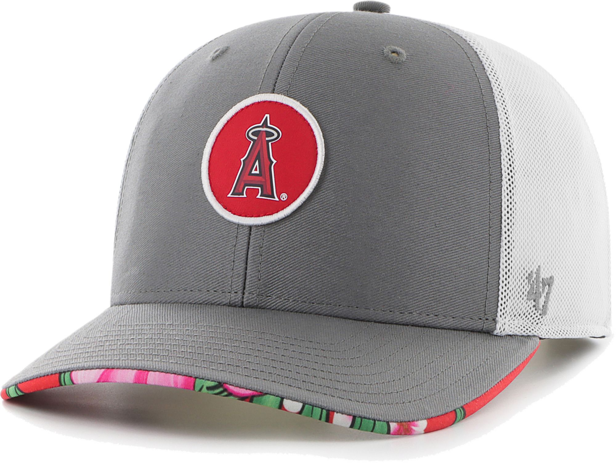 Hurley x '47 Men's Los Angeles Angels Dark Gray Paradise MVP Adjustable Hat product image