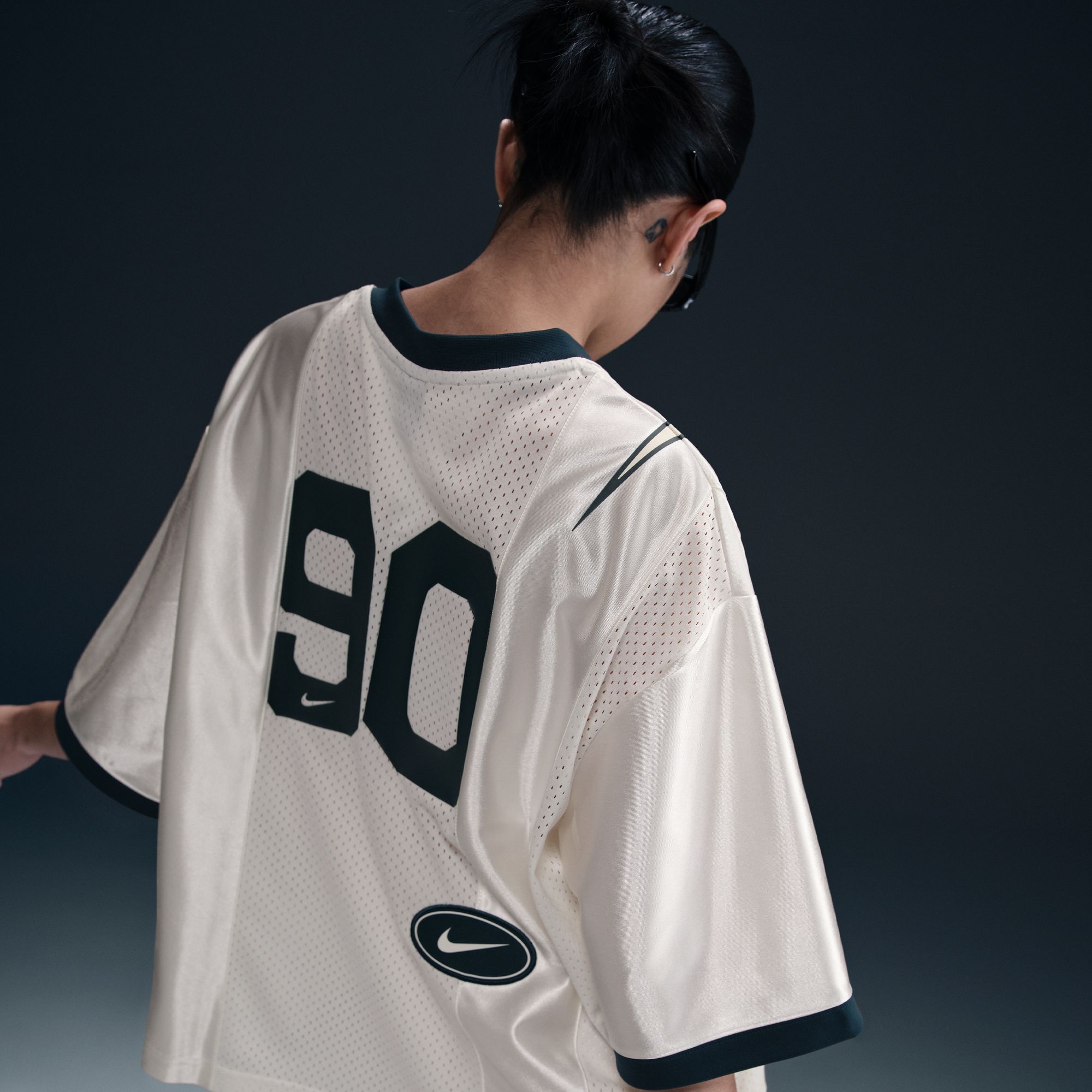 Nike Women's Sportswear Street Oversized Short-Sleeve Graphic Jersey product image