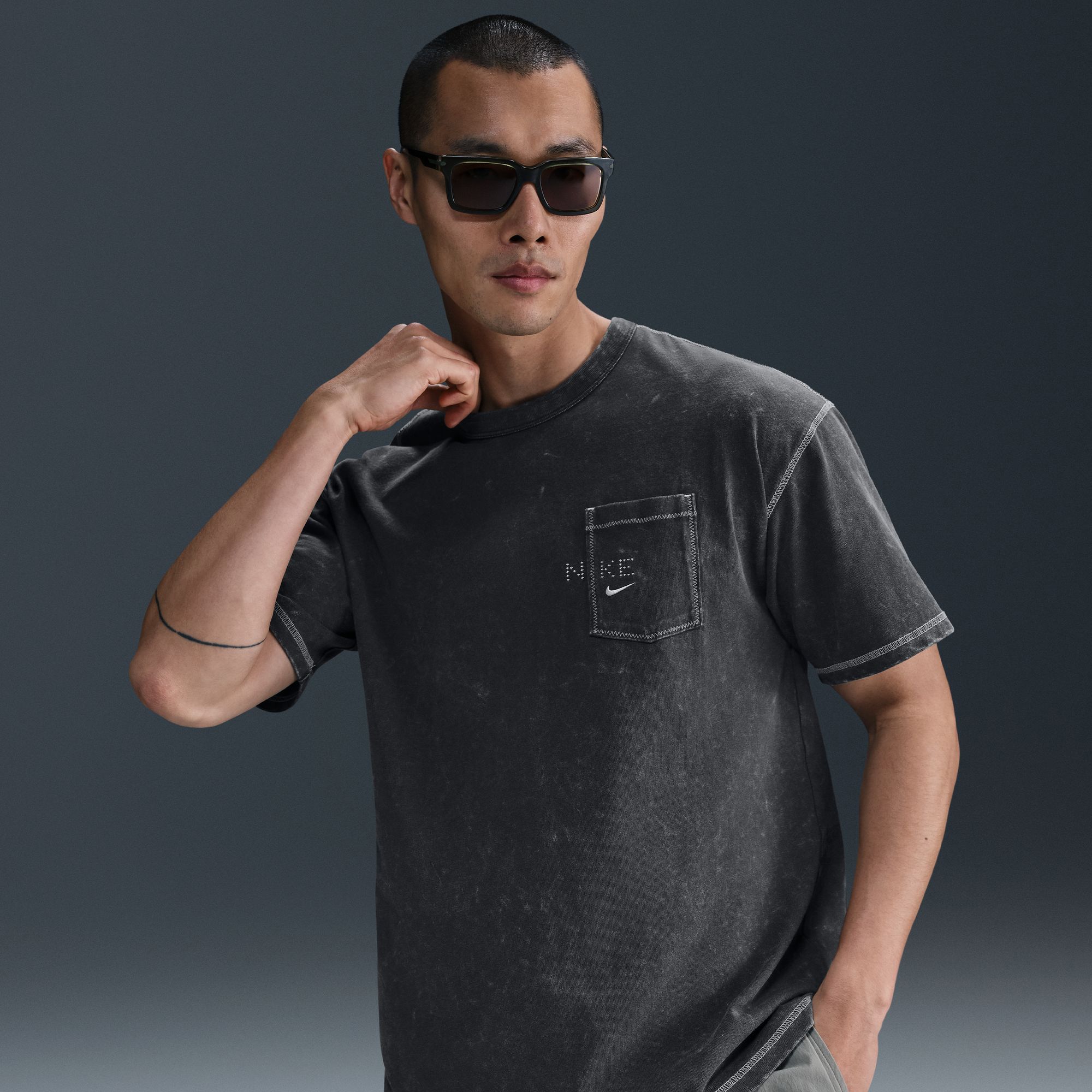 Nike Men's Sportswear Max90 Vintage Wash Pocket Graphic T-Shirt product image