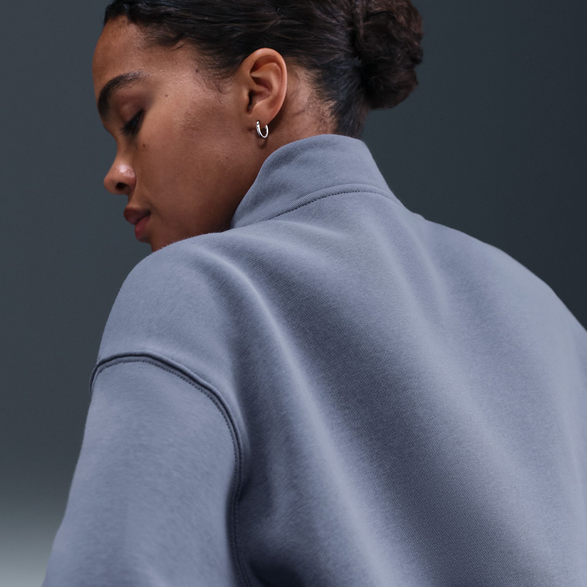 Nike Women's Sportswear Phoenix Fleece Oversized 1/4-Zip Long Sweatshirt product image