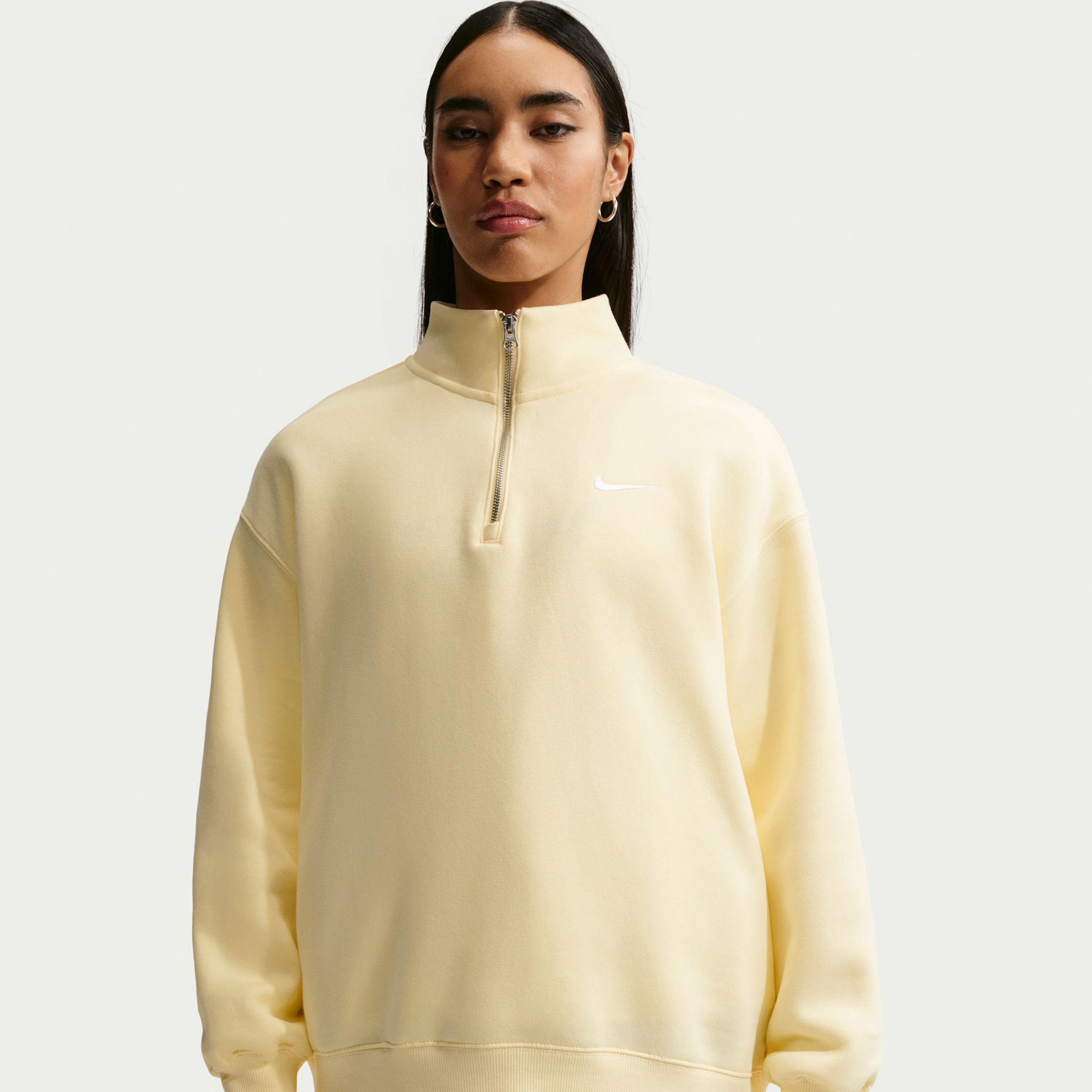 Nike Women's Sportswear Phoenix Fleece Oversized 1/4-Zip Long Sweatshirt product image