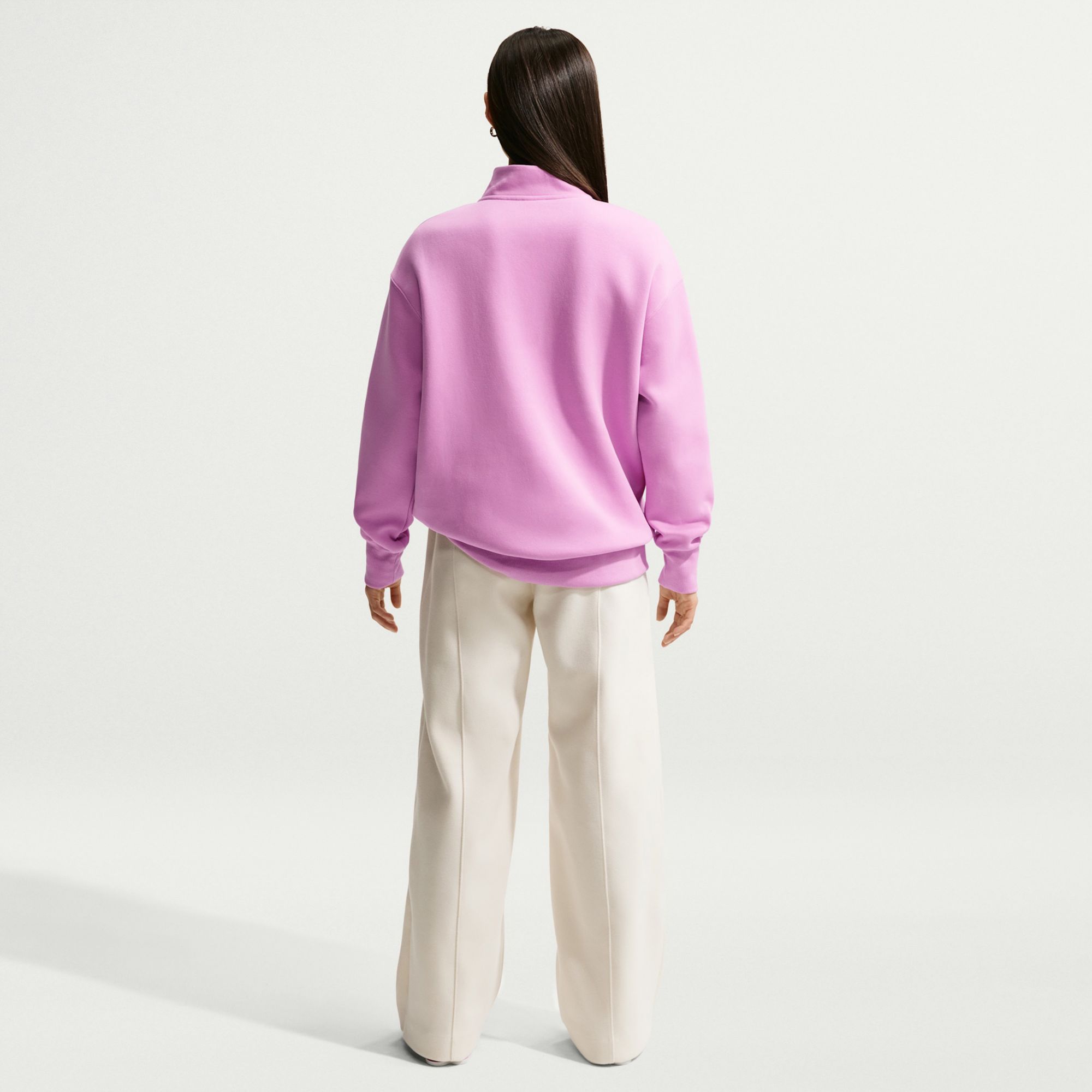 Nike Women's Sportswear Phoenix Fleece Oversized 1/4-Zip Long Sweatshirt product image