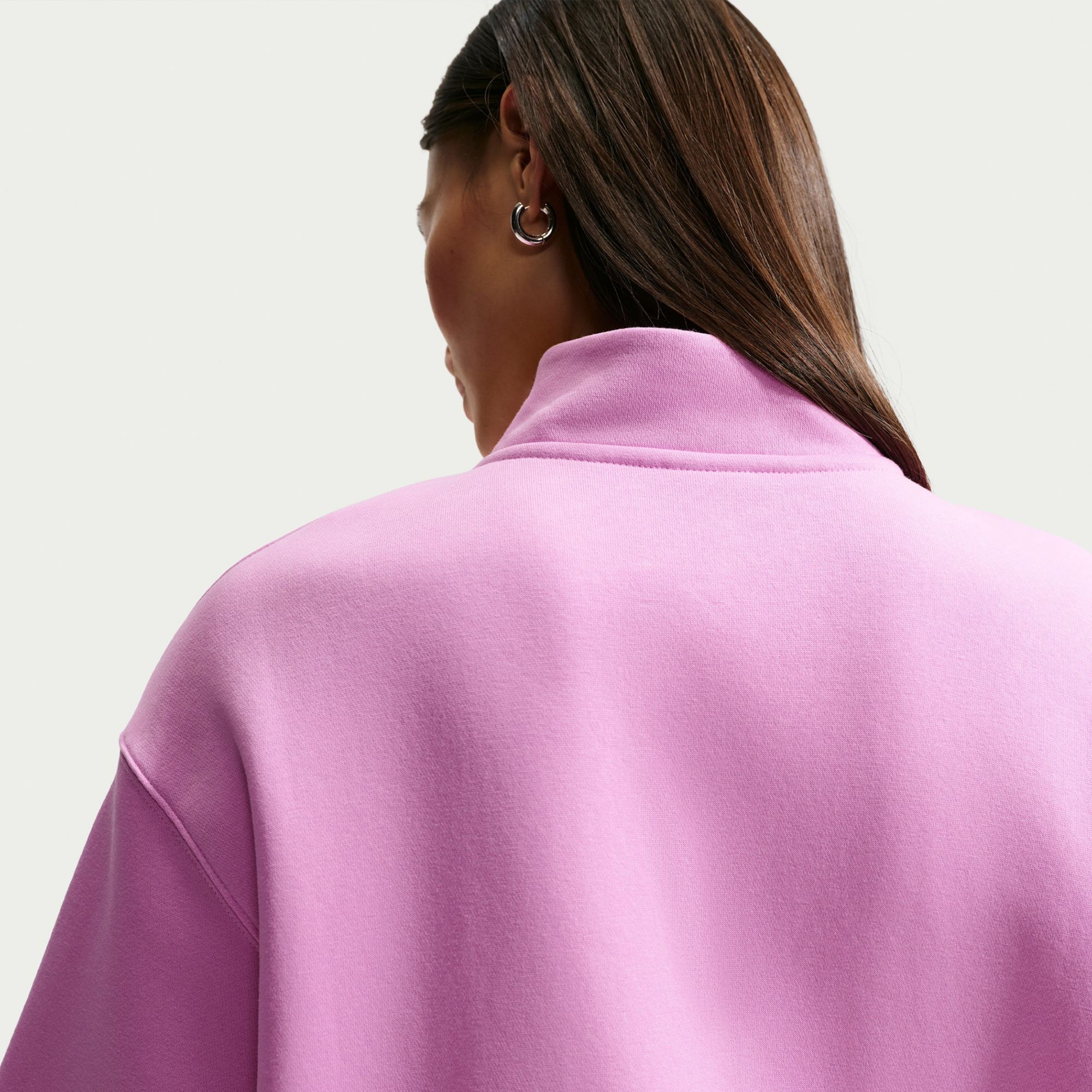 Nike Women's Sportswear Phoenix Fleece Oversized 1/4-Zip Long Sweatshirt product image