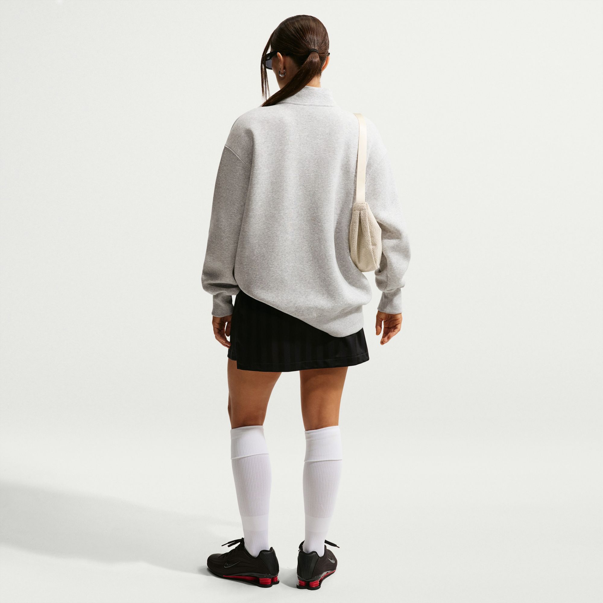 Nike Women's Sportswear Phoenix Fleece Oversized 1/4-Zip Long Sweatshirt product image