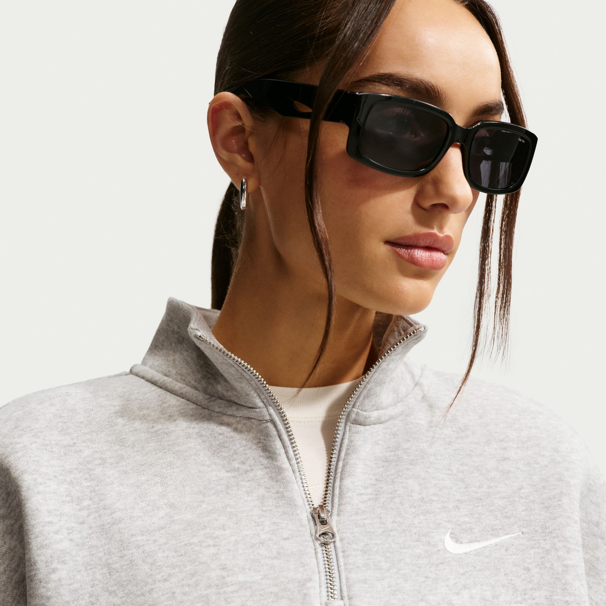 Nike Women's Sportswear Phoenix Fleece Oversized 1/4-Zip Long Sweatshirt product image