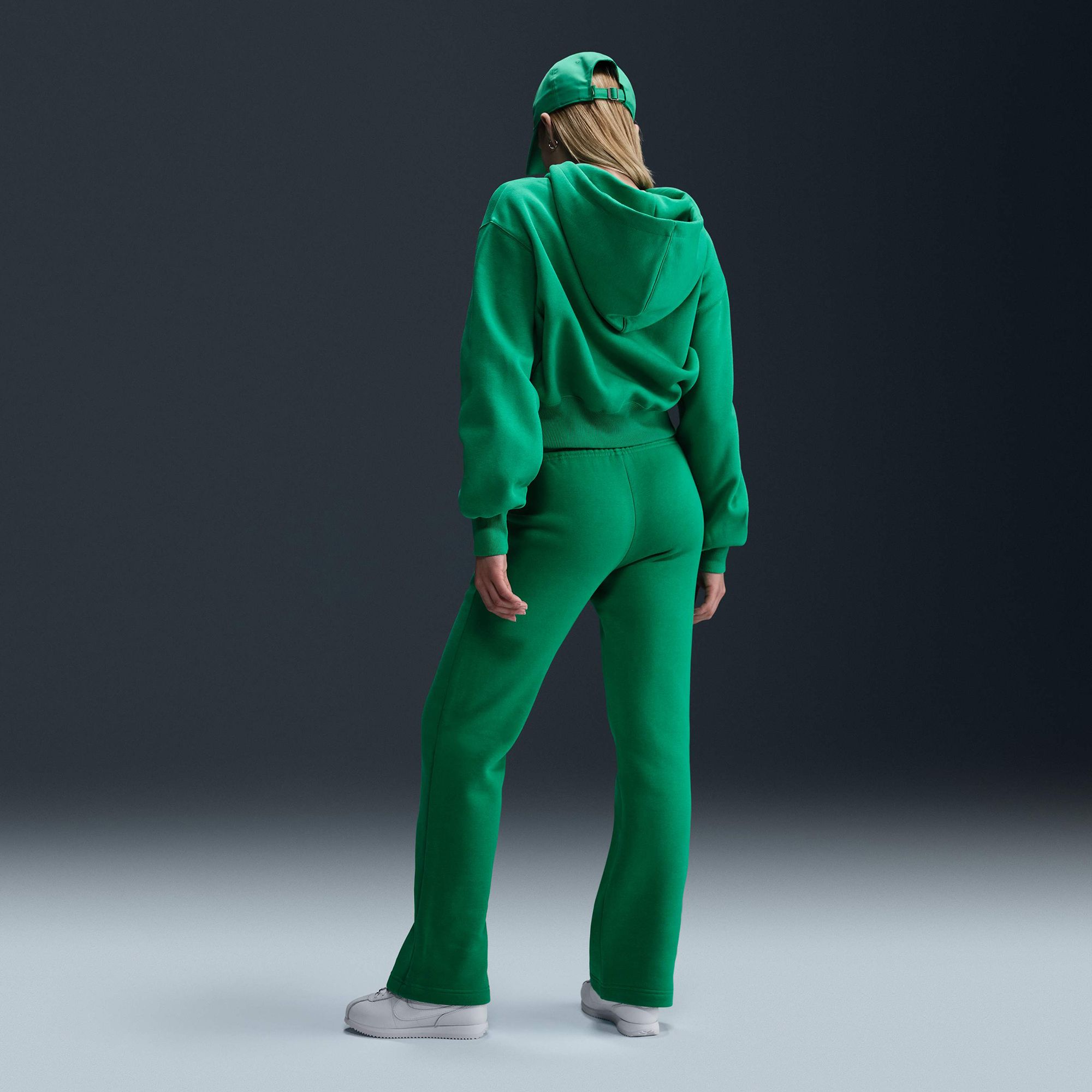 Nike Women's Sportswear Phoenix Fleece Loose Cropped Full-Zip Hoodie product image