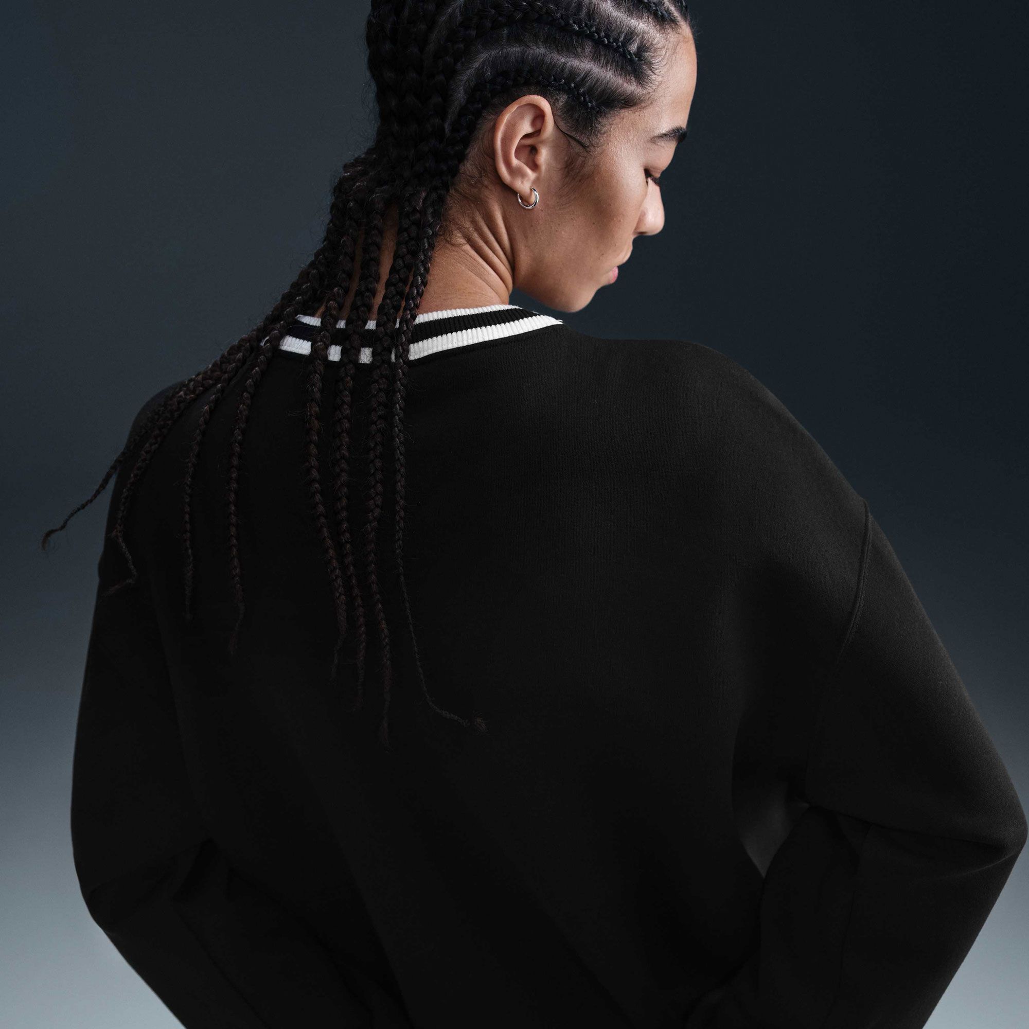 Nike Women's Sportswear Phoenix Fleece Oversized Crewneck Graphic Sweatshirt product image