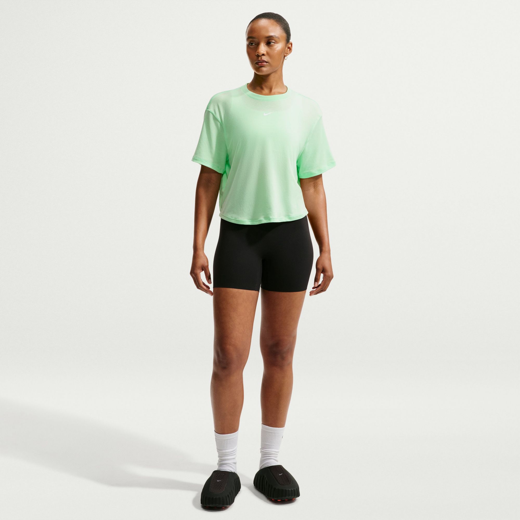 Nike Women's One Relaxed Dri-FIT Cropped Short-Sleeve T-Shirt product image