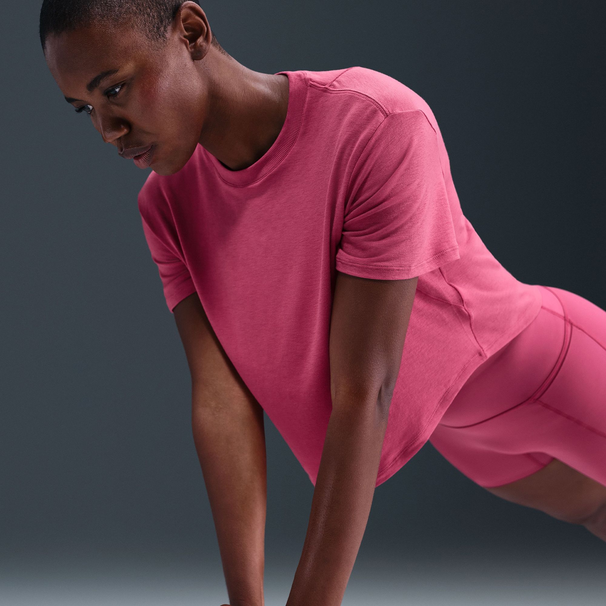 Nike Women's One Relaxed Dri-FIT Cropped Short-Sleeve T-Shirt product image