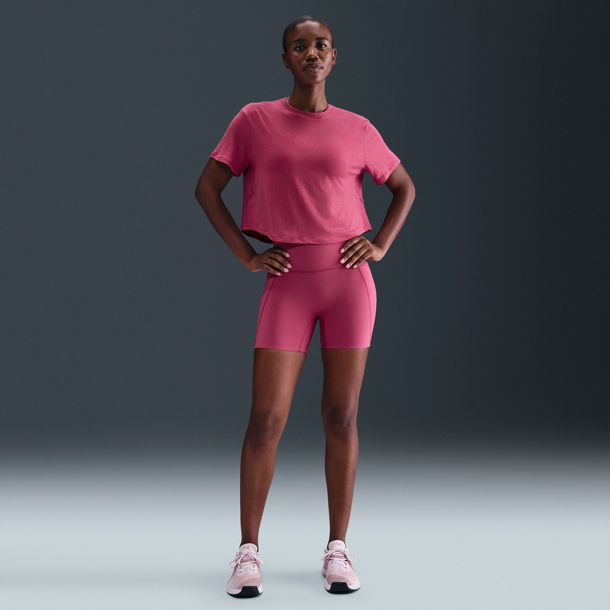 Nike Women's One Relaxed Dri-FIT Cropped Short-Sleeve T-Shirt product image