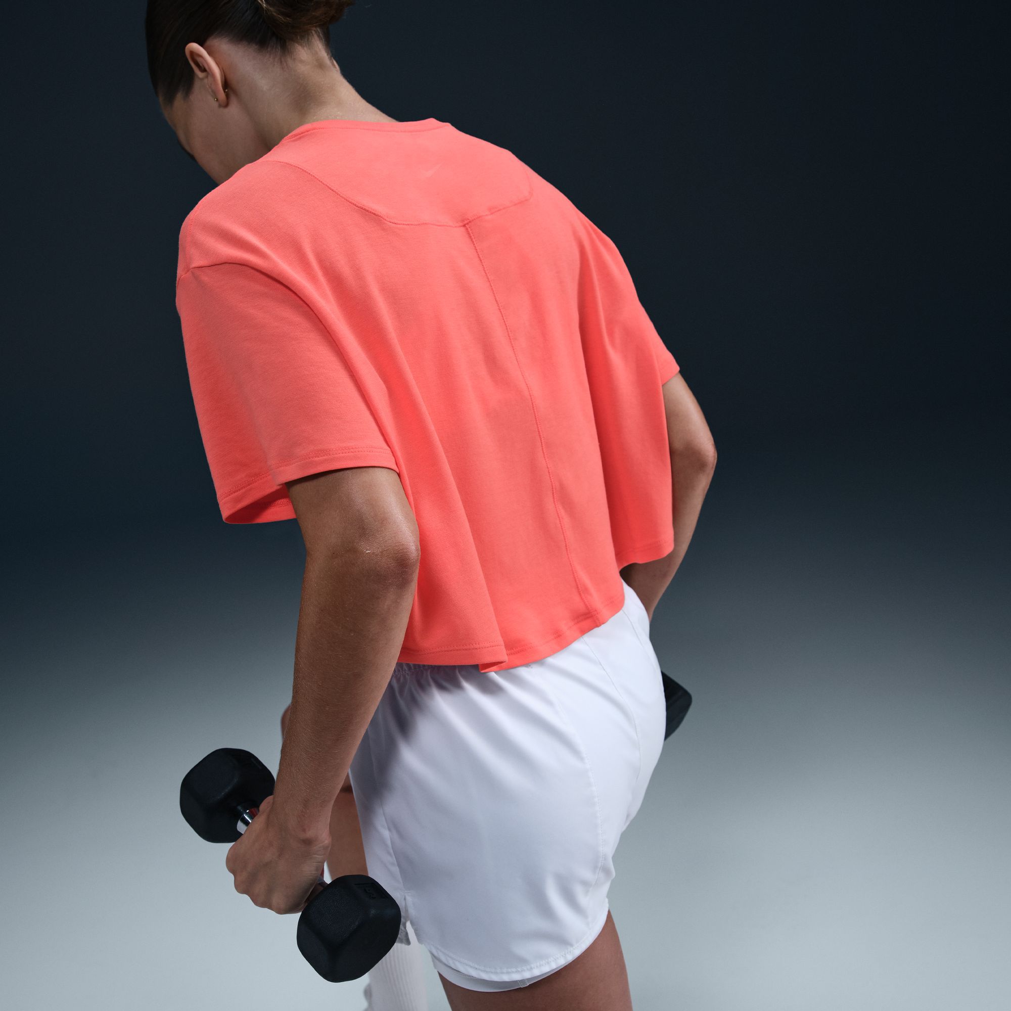 Nike Women's One Relaxed Dri-FIT Cropped Short-Sleeve T-Shirt product image