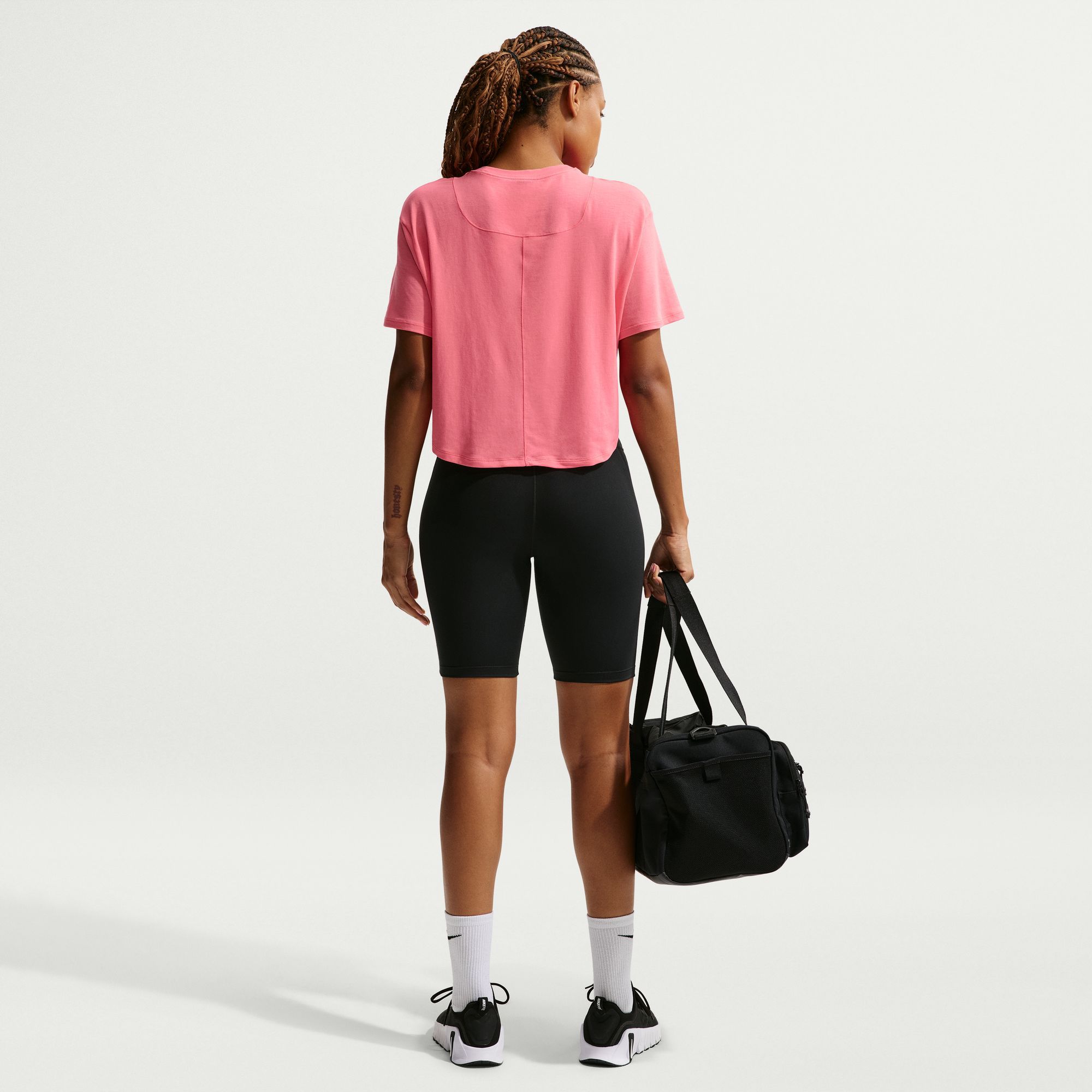 Nike Women's One Relaxed Dri-FIT Cropped Short-Sleeve T-Shirt product image